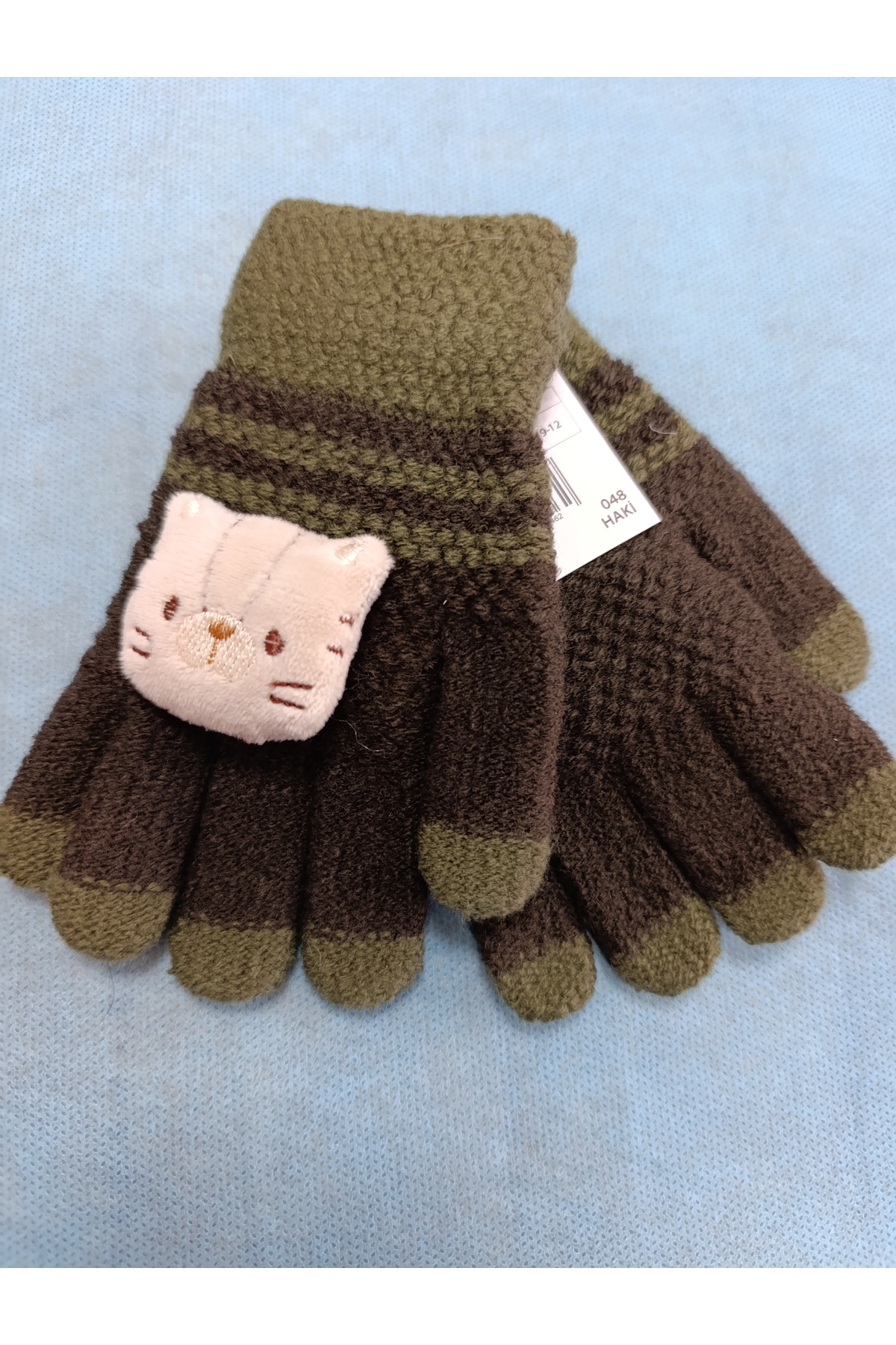 Kitti Kişlik Örme Yün Eldi̇ven 4-8 Yaş fotoğrafı 2 (önizleme)