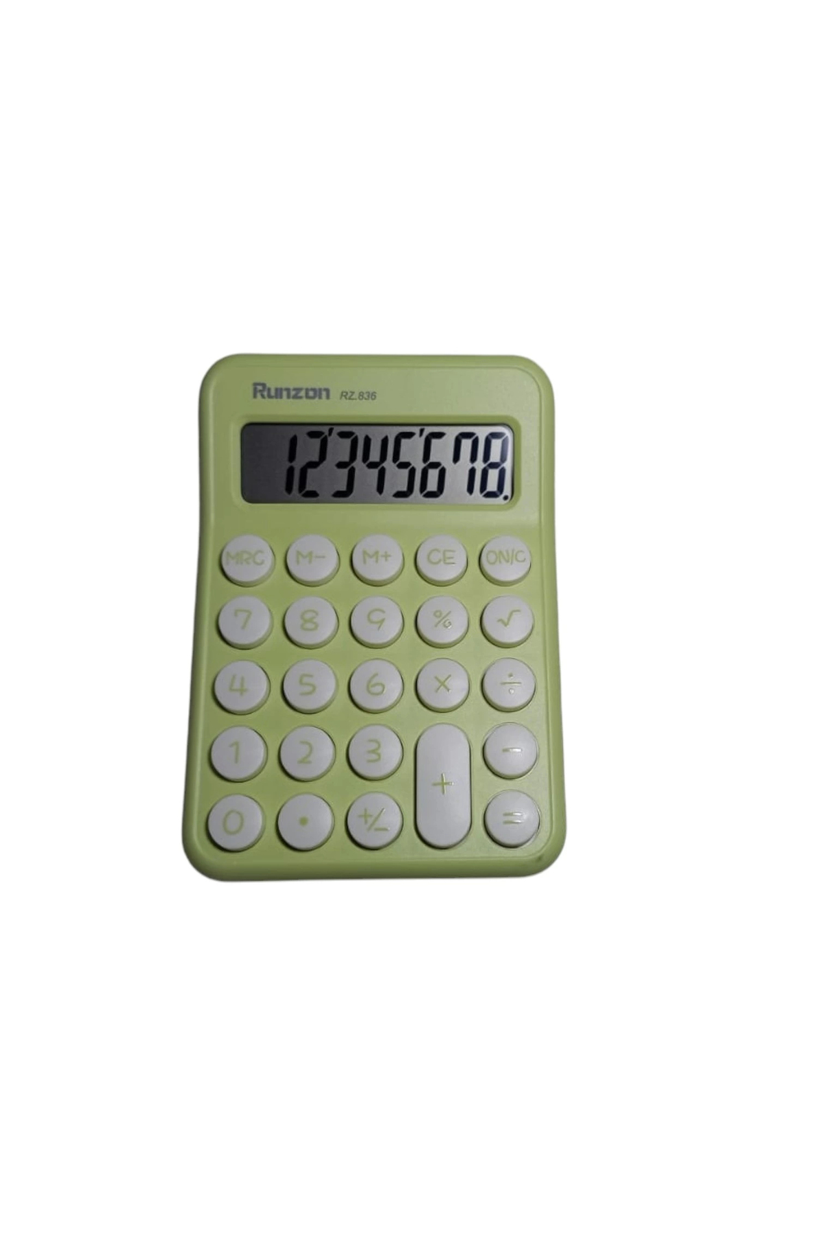 runzon FISTIK YEŞİLİ 8 HANE MİNİ MASAÜSTÜ HESAP MAKİNESİ