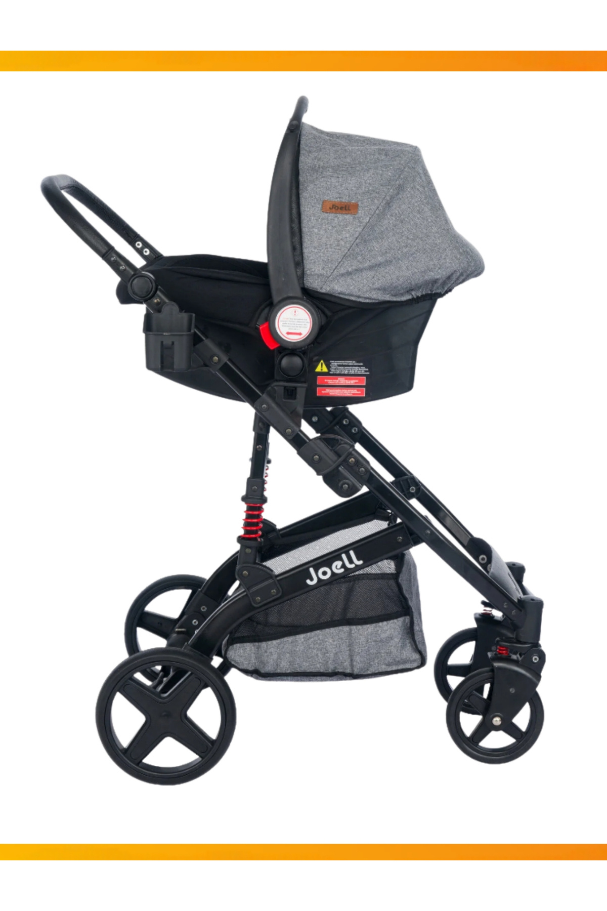 modabebekler Lüks 4’ü 1 Arada Travel Sistem Bebek Arabası Seti – Portbebe, Ana Kucağı, Çanta, Aksesuar fotoğrafı 2 (önizleme)