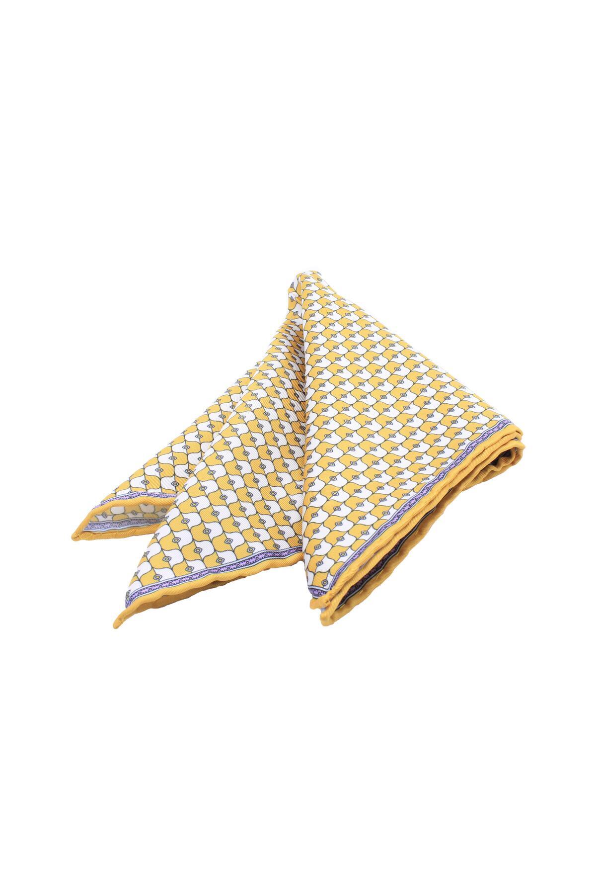 COOLMENCLUB Desenli Mikrofiber Cep Mendili