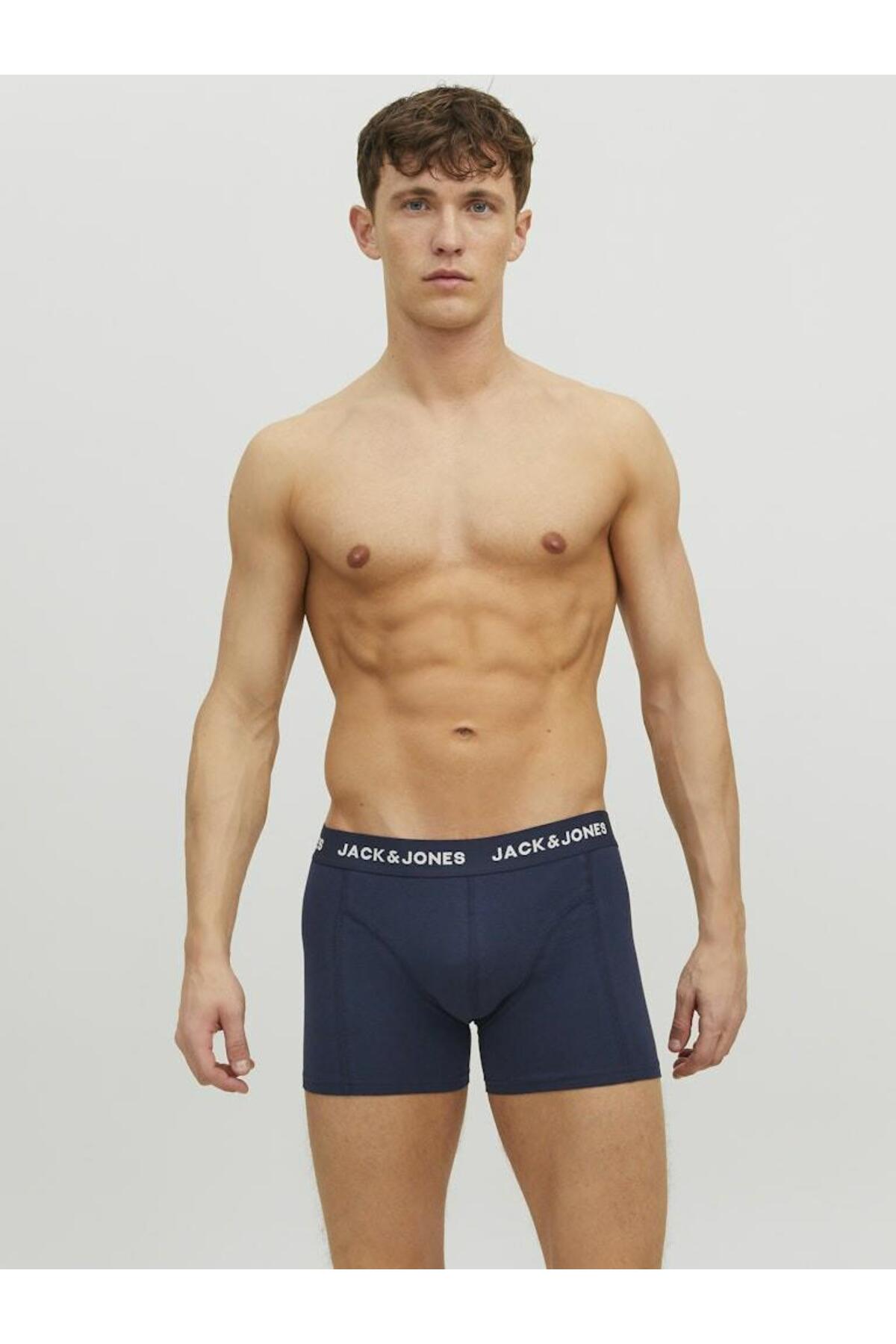 باکسر مردانه راسته فاق نرمال | جک اند جونز Jack & Jones 12171946 - تصویر 6