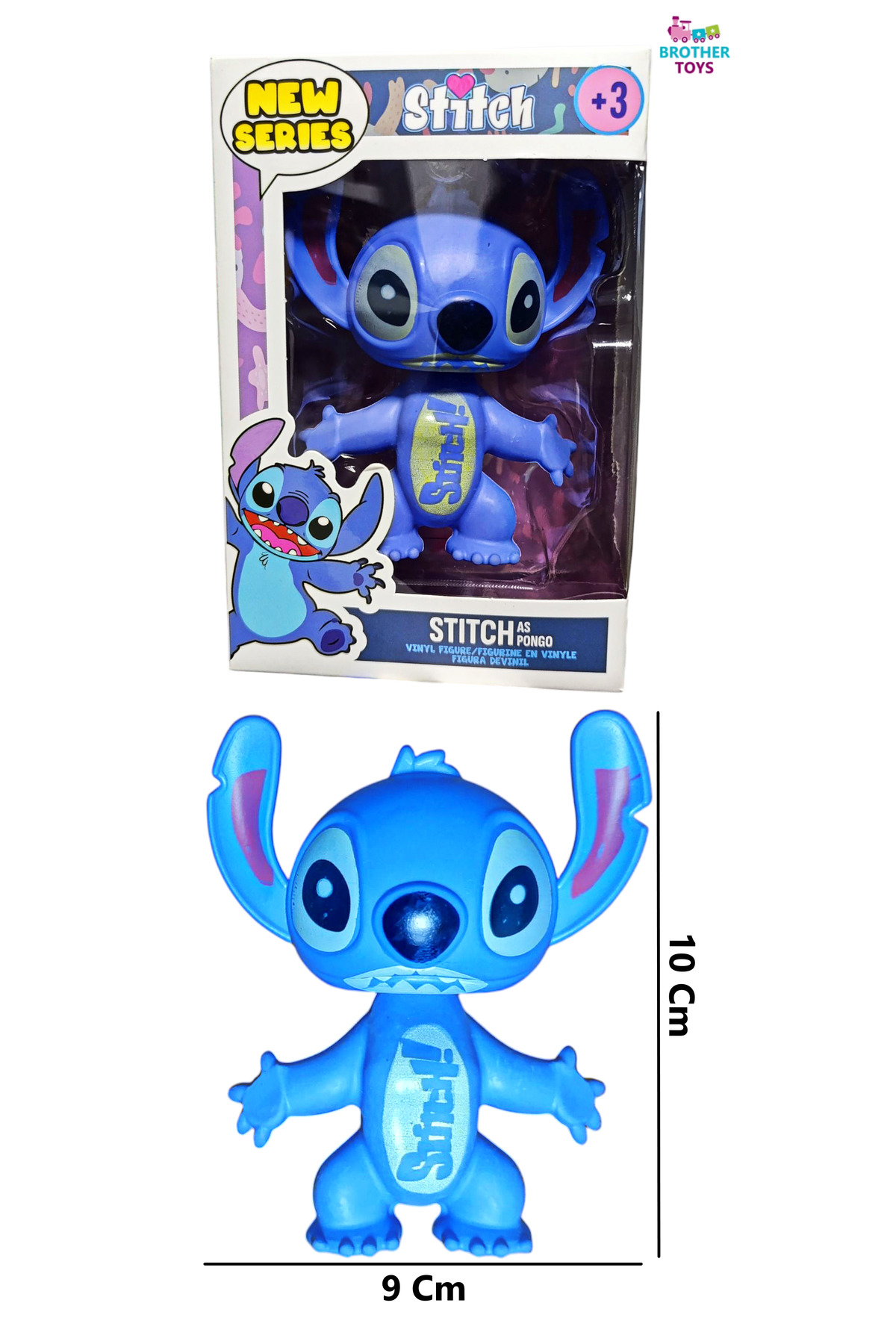Brother Toys Stitch Figür Oyuncak Yumuşak Vücut Mavi 10 Cm. - Fiyatı