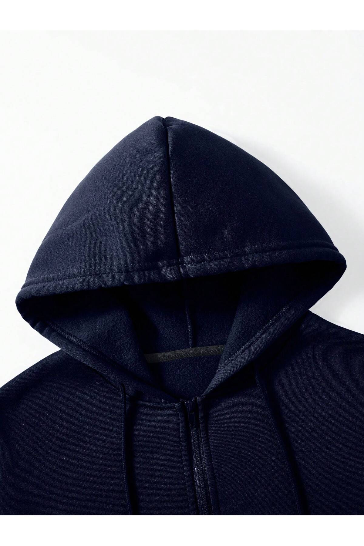 EYAX MODA  UNISEX FERMUARLI HIRKA/CEKET - Görsel 4