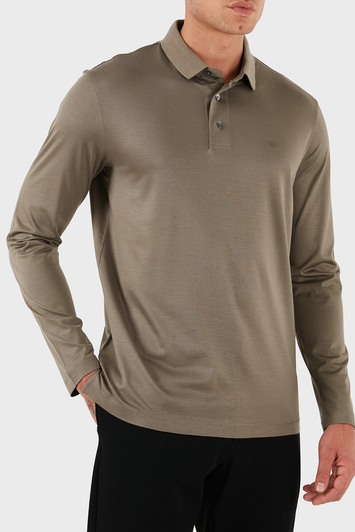 سویشرت مردانه راسته آستین بلند | امپوریو آرمانی Emporio Armani 8N1F97 1JUVZ U6189 - تصویر 4