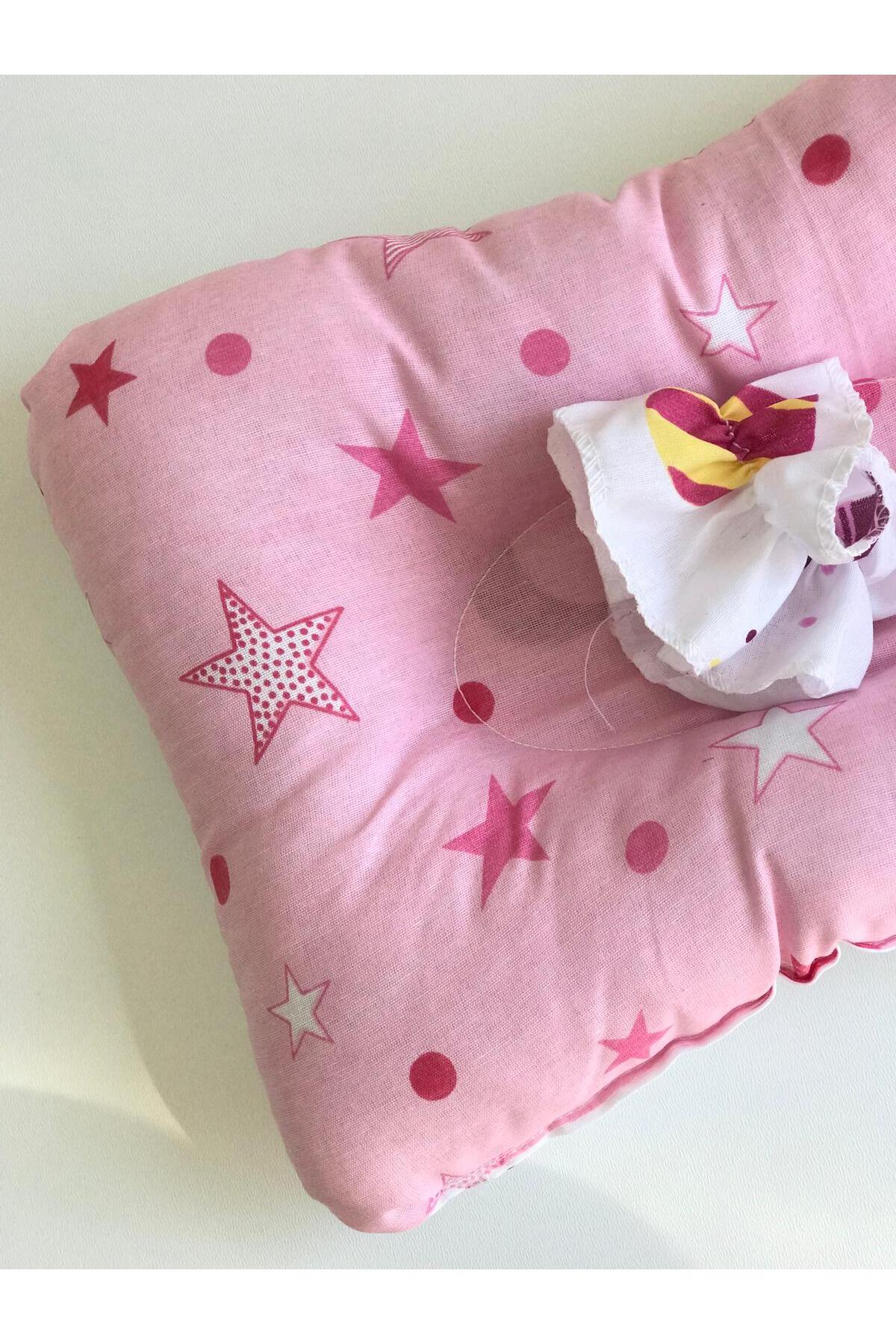 ELAGÜL Çift Taraflı Emzirme Yastığı /bebek Destek Minderi, Hamile Yastığı, Pamuklu Kumaş, fotoğrafı 2 (önizleme)