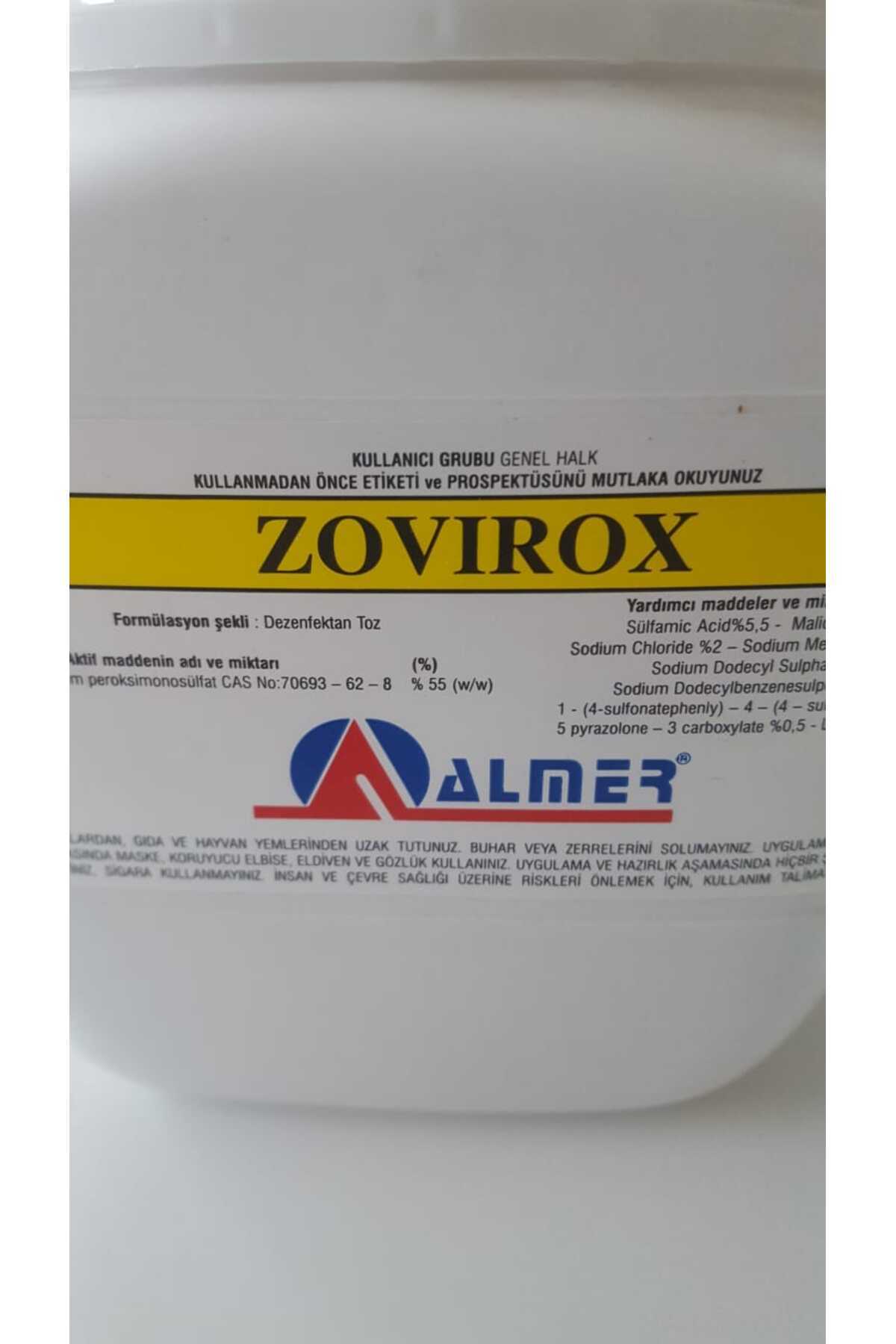 almer Zovirox 1 Kg Dezenfaktan (Ahır Ve Çiftlik Dezenfeksiyonunda Etkili Ürün )