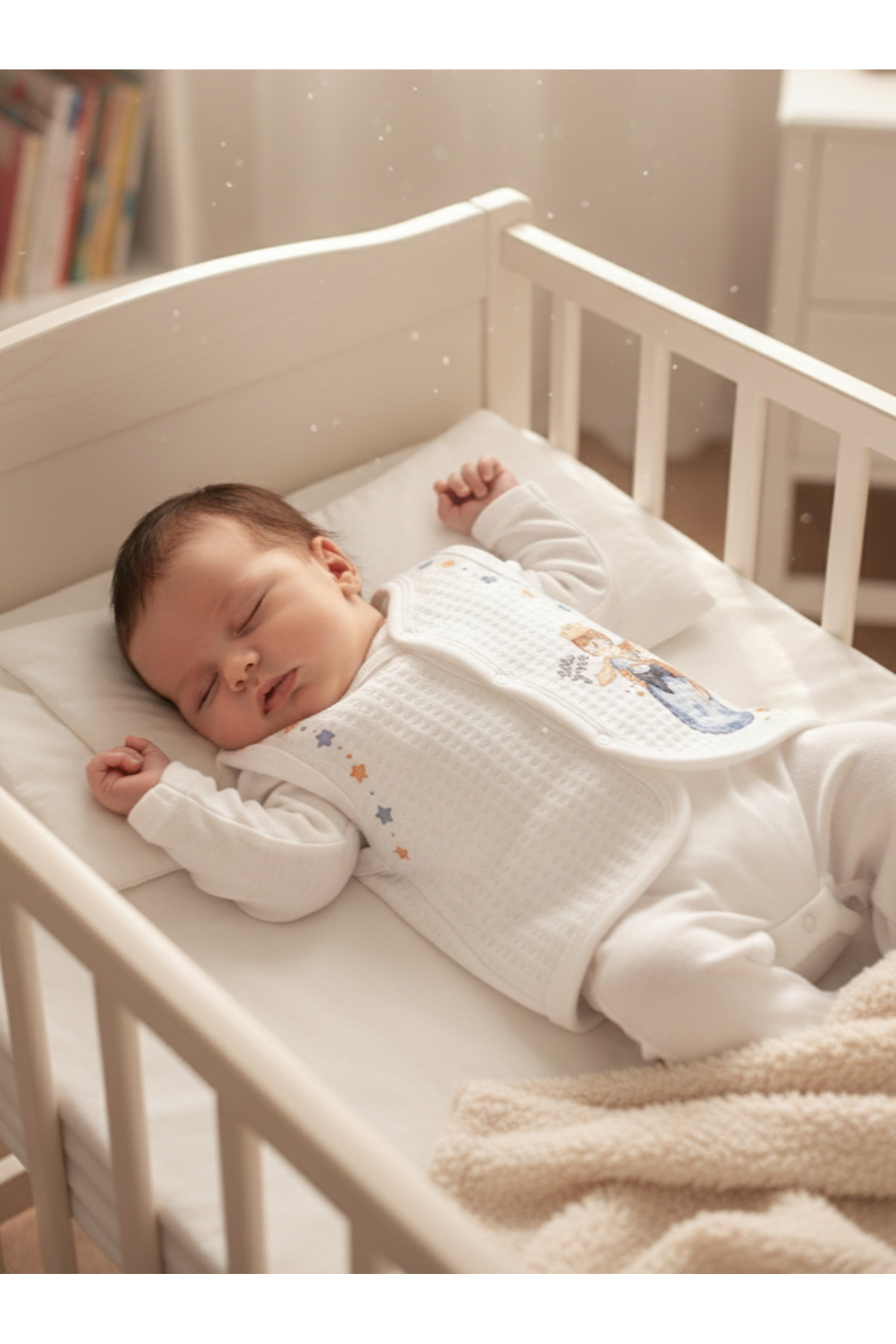 BABYLİM Küçük Prens Basic Kapitone Yelek %100Pamuk fotoğrafı 4 (önizleme)