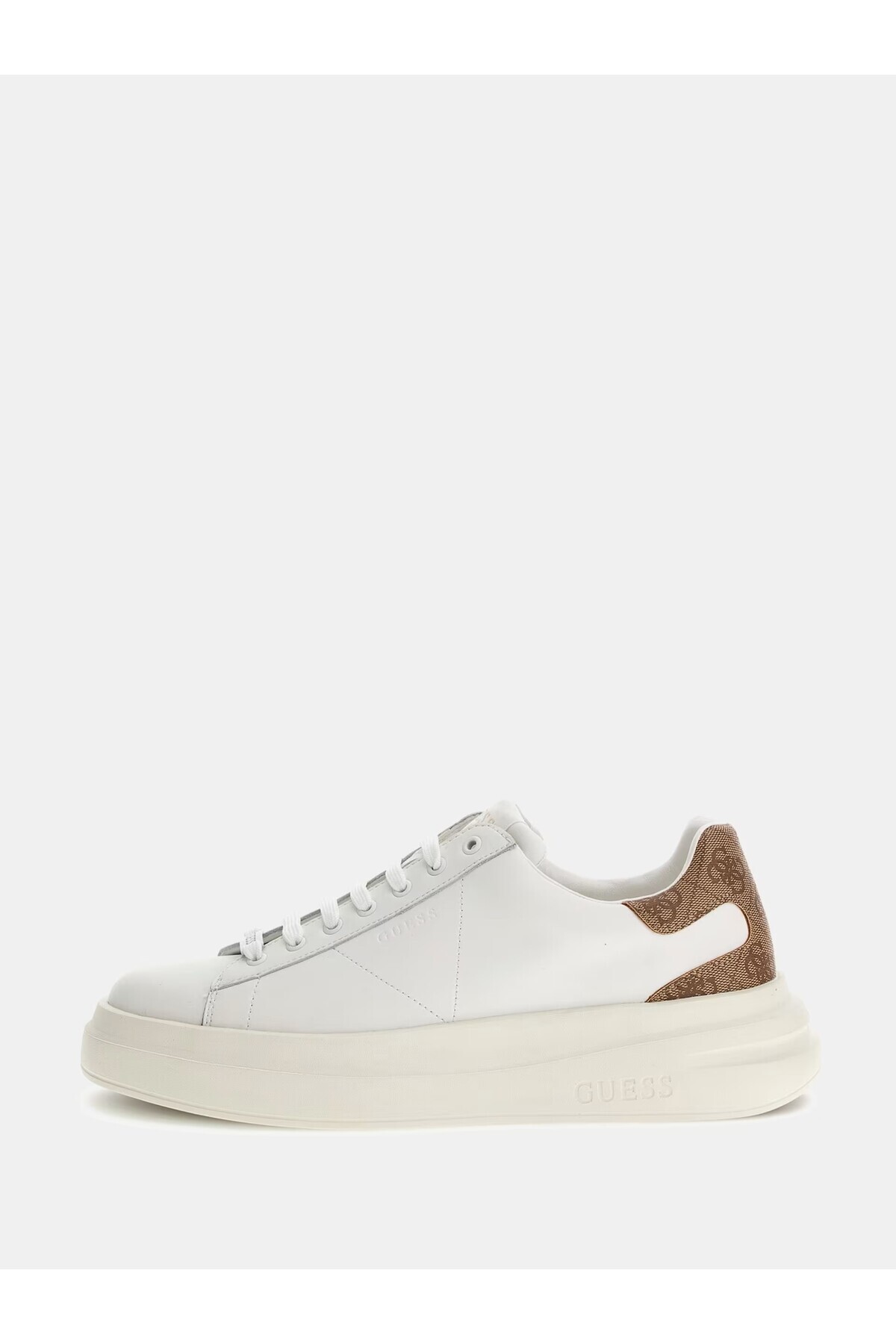 Elba Erkek Siyah Deri Sneaker Logolu Ayakkabı FMPVIBLEA12-26k — سفید — تصویر 2 از 5