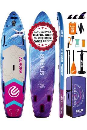SUPLİMANI 350x86x15 Supboard Paddle Board Şişme Sörf Tahtası Tam Set Sup Board