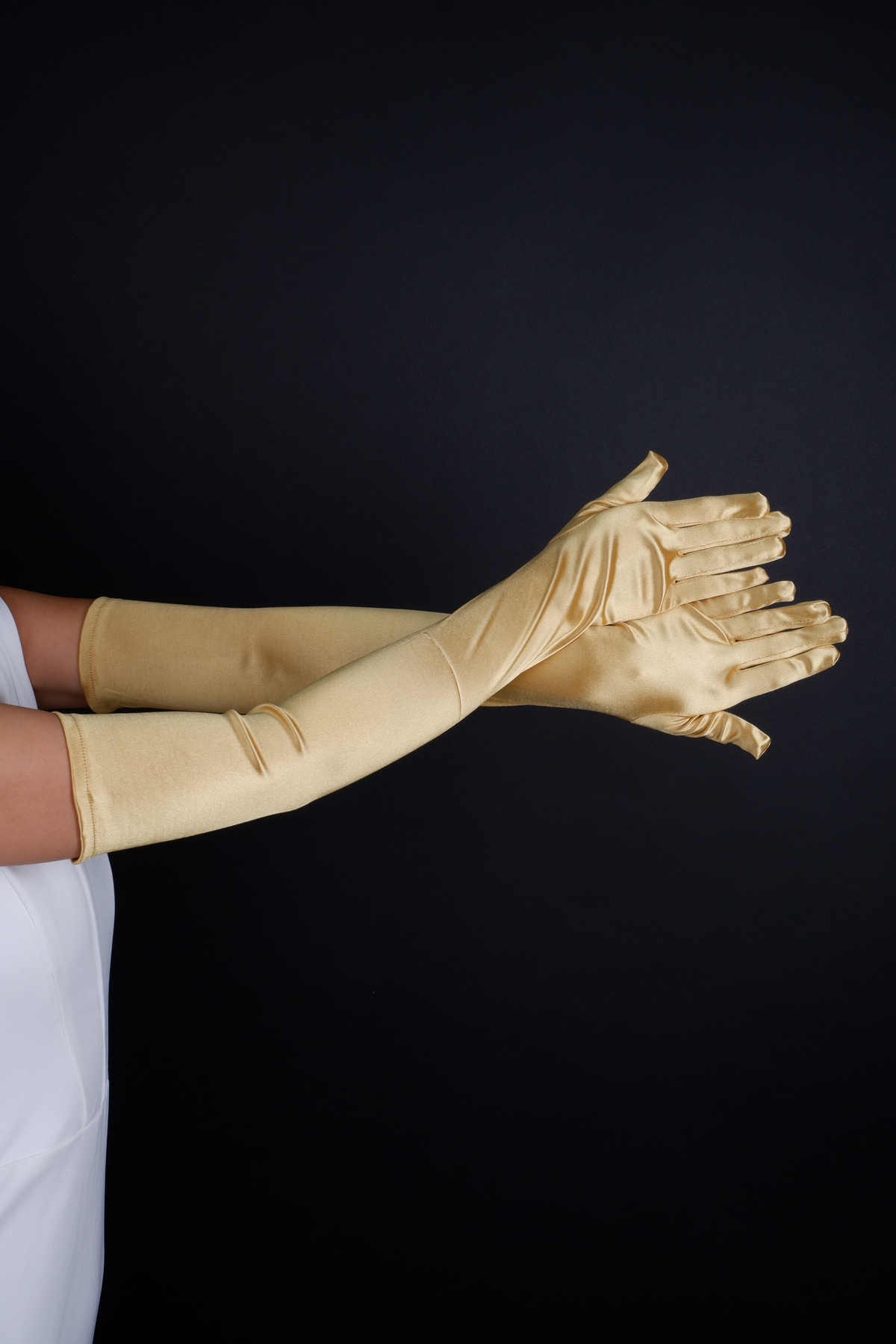 Limelia Uzun Düğün Gelin Opera Eldiveni Nikah Kına İçin Özel Abiye Eldiven