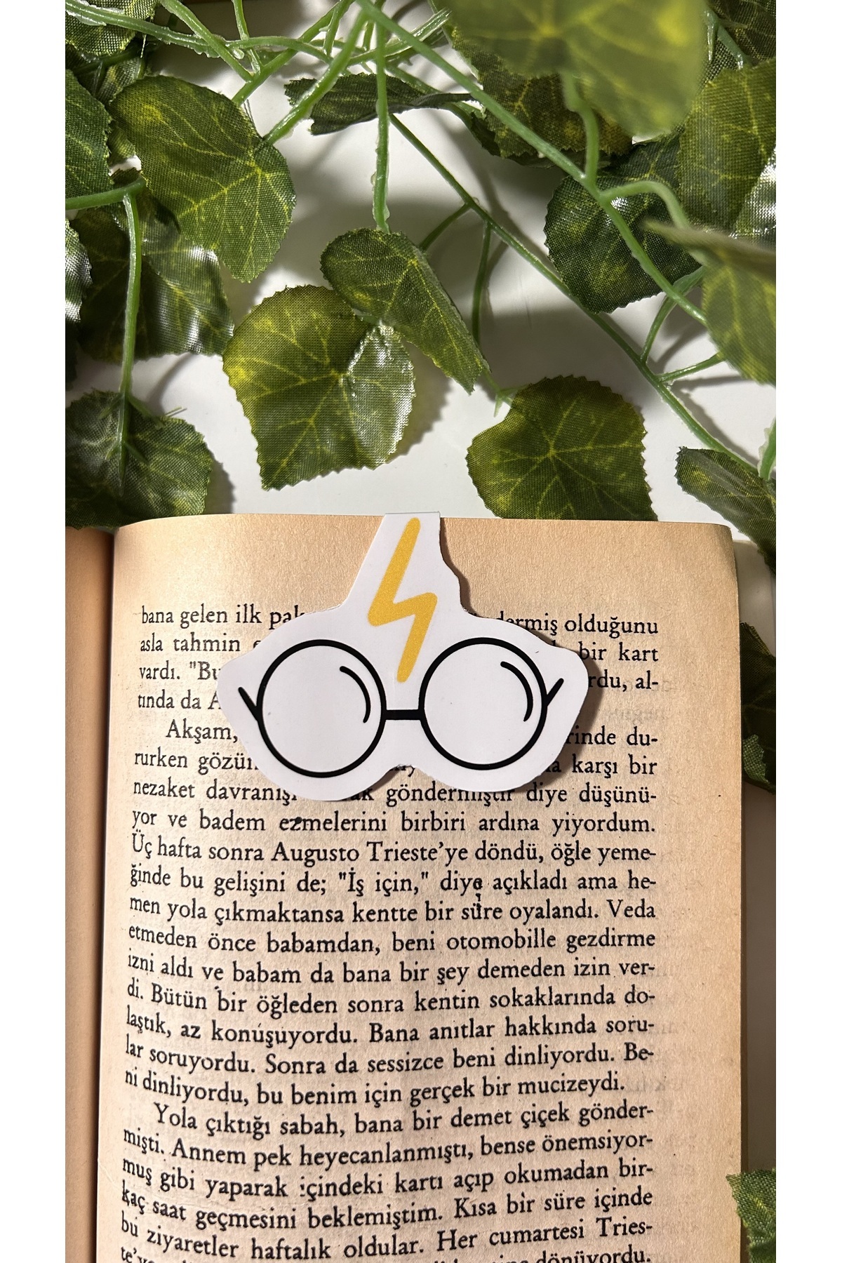 Handeto Kraft Harry Potter kitap ayracı mıknatıslı kitap ayracı magnetli kitap ayracı manyetik kitap ayraç