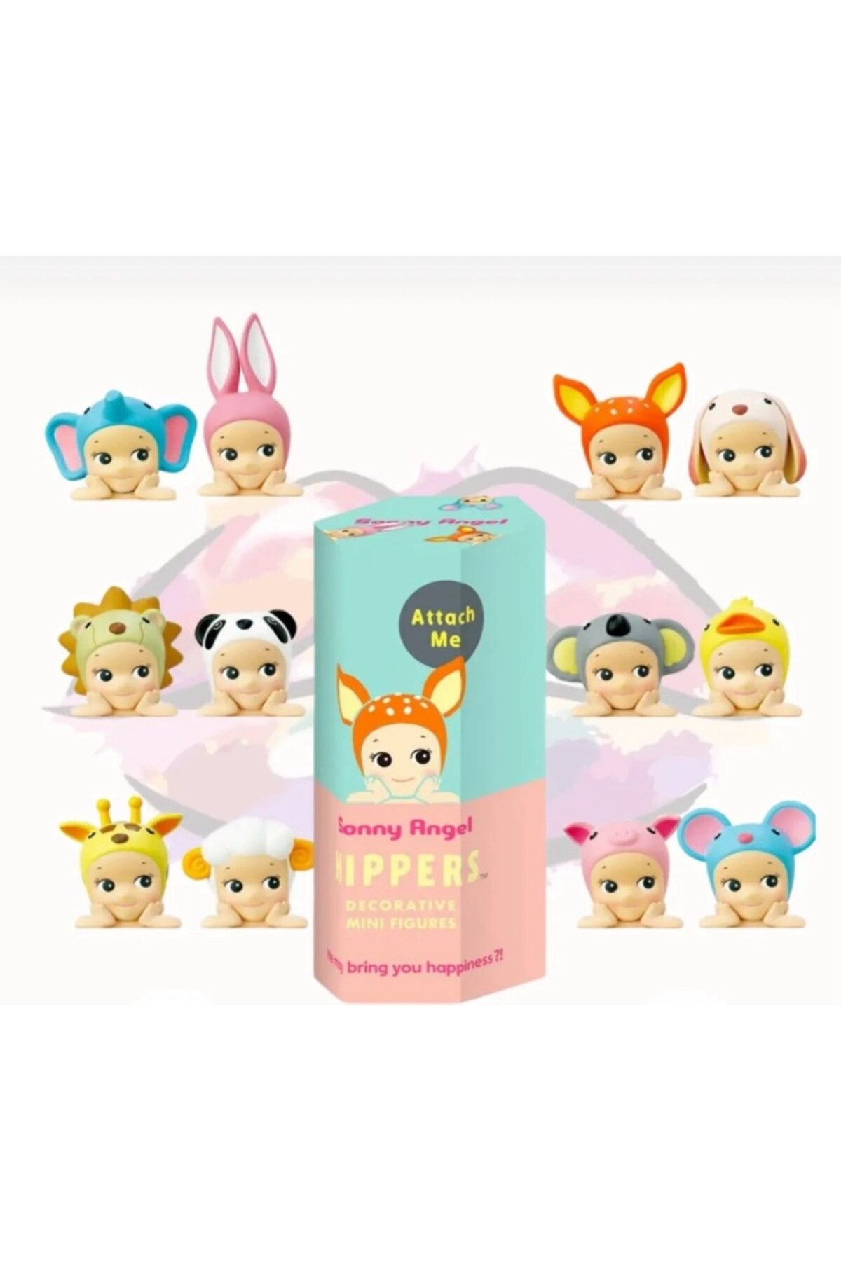 Sonny Angel HIPPERS 34個セット シュリンク付き Sonny Angel Hippers Decorative Mini figür İthal sürpriz paket