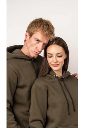 PETİZAN Unisex Hoodie - Haki