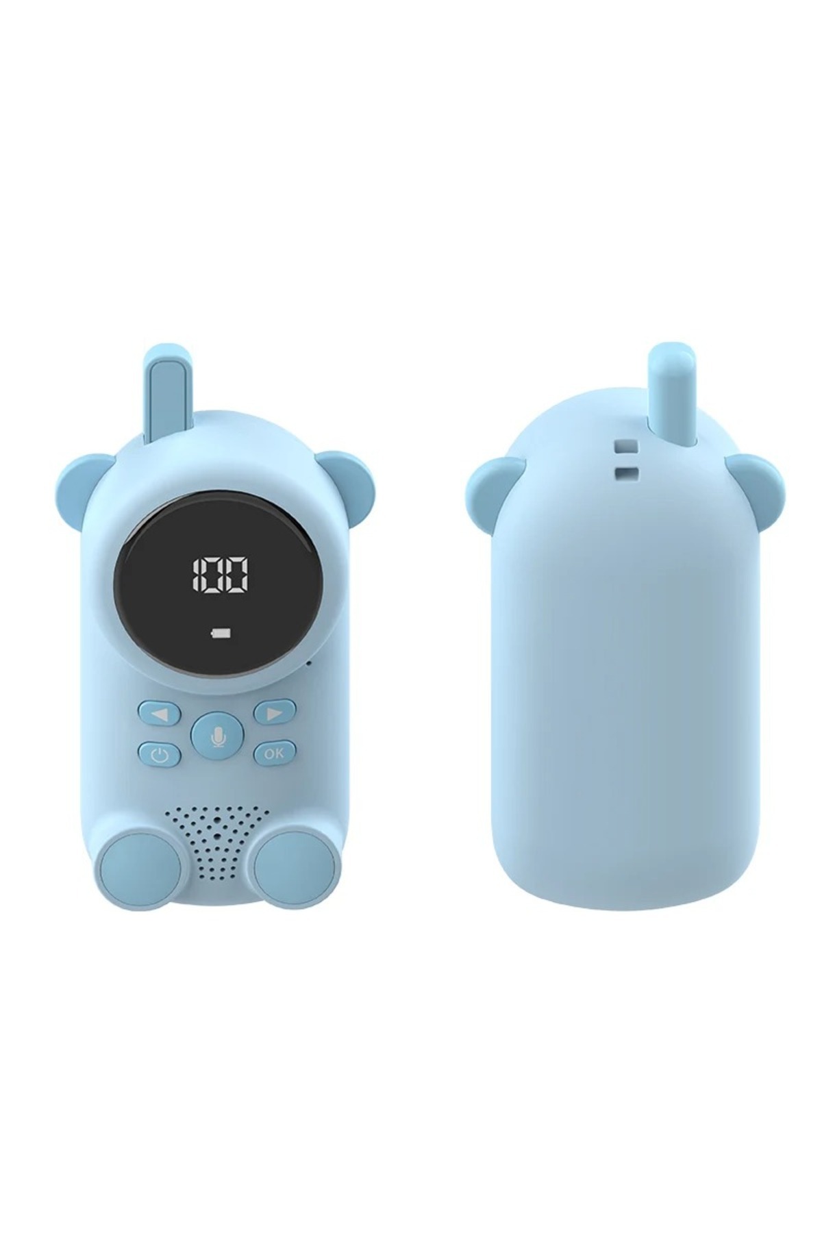 beemen Walkie-Talkie 3 KM Menzilli Kablosuz Ekranlı Şarjlı 2 li Çocuk Telsizi 400mah Batarya