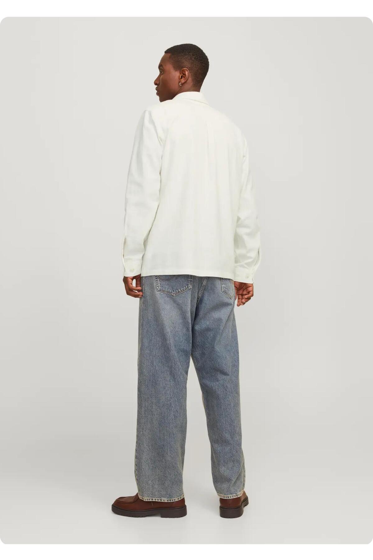 پیراهن مردانه راسته آستین بلند | جک اند جونز Jack & Jones 5SEGMBS37233 - تصویر 2