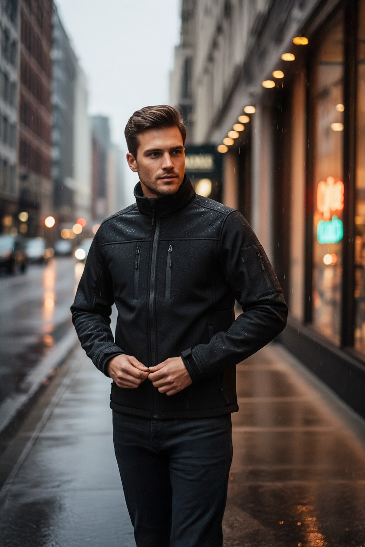 Softshell Siyah Mont — مشکی SftM-001 — تصویر 2 از 3