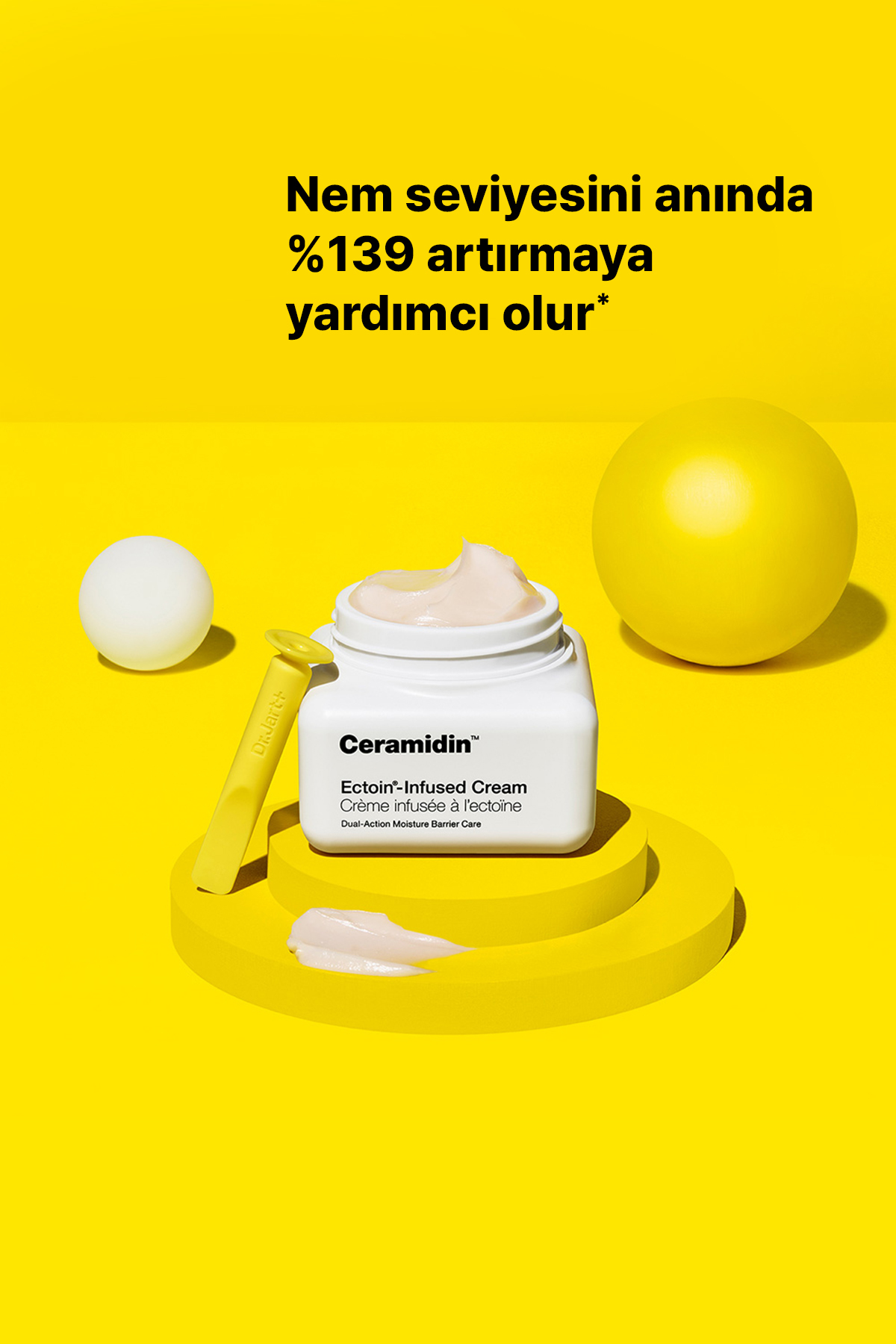 Ceramidin - Ektoin İçerikli Nemlendirici Krem 50ML/1.7FLOZ — H72C01 — تصویر 3 از 8