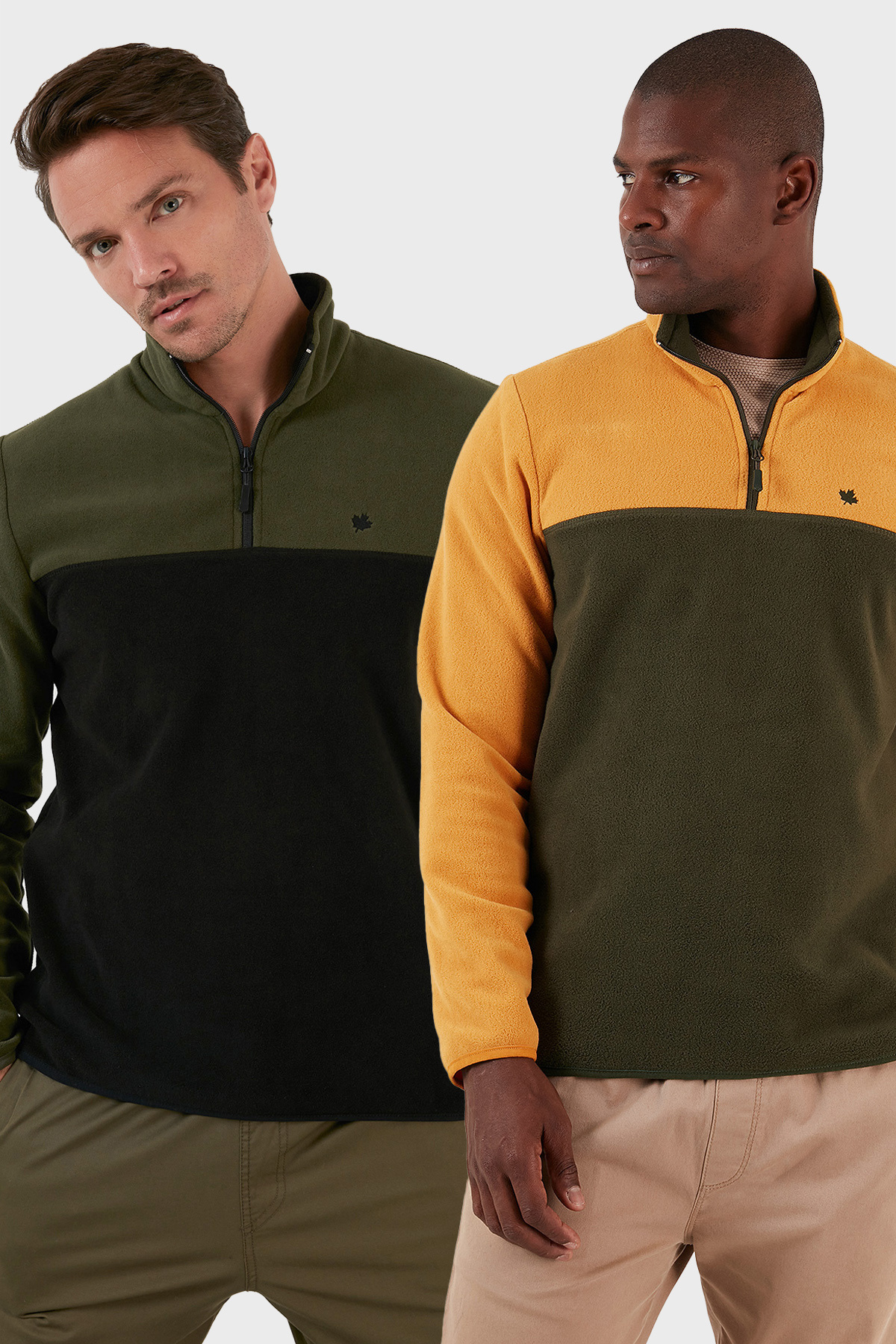 بوراتی یقه ایستاده برجسته معمولی، ضد پرزدهی، بدون پرزدهی، بسته دو عددی، مردانه پلار، مدل POLAR 59