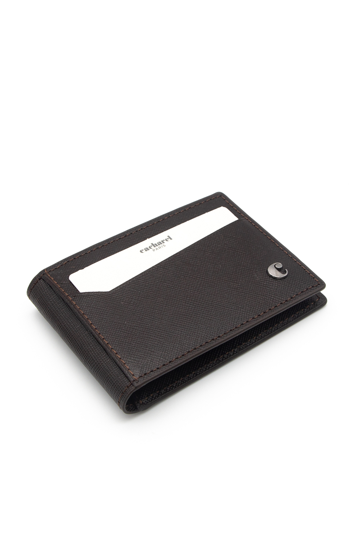 کاشارل جا کارتی چرمی قهوه‌ای زمستانی مدل 0336W18