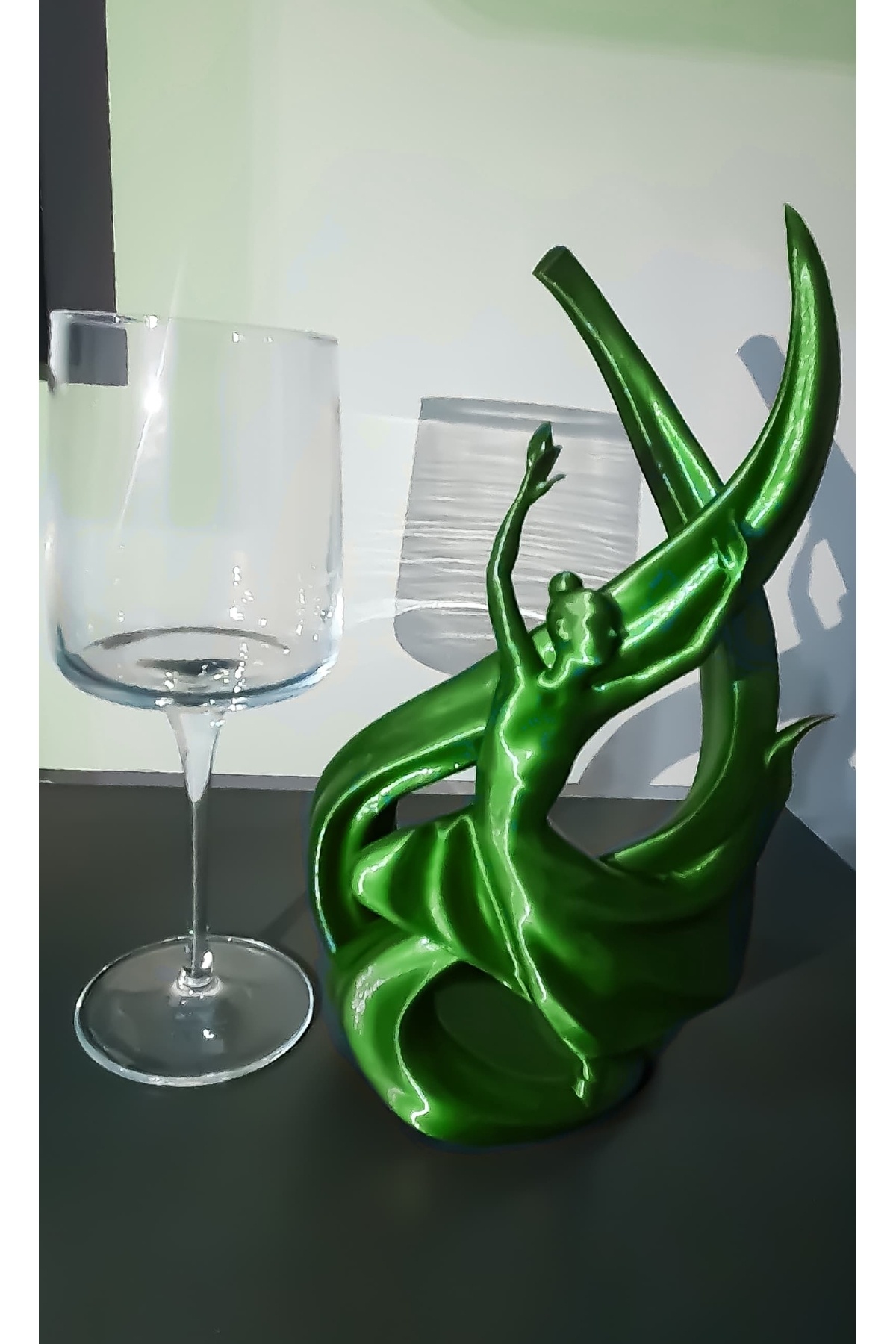 Empressco Yeşil Balerina Şaraplık Şık ve Zarif Tasarım