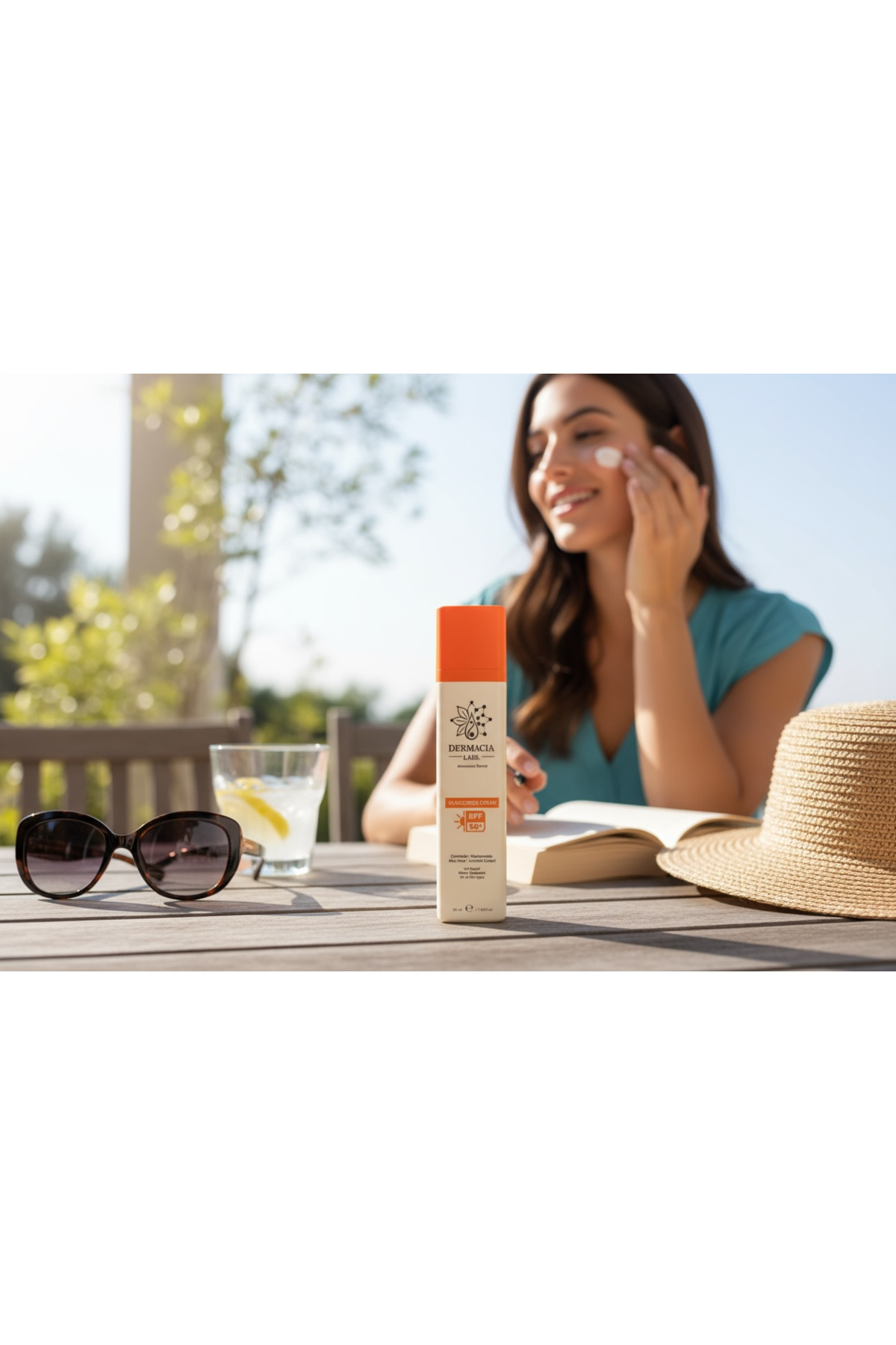 SPF 50+ Yüz Güneş Kremi 50 ml, Su Bazlı, Leke Karşıtı, Yüksek UV Korumalı — DL-SUN50 — تصویر 3 از 5