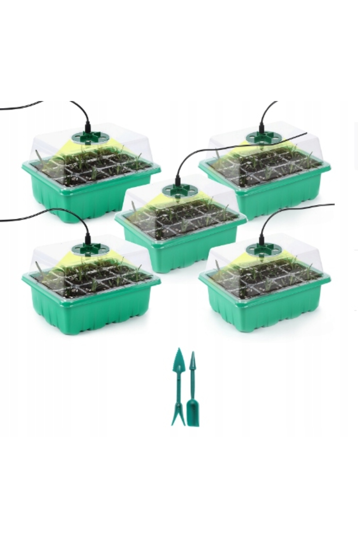 Other MINI SERĂ LED 5x Lumini 5x Seră USB Ventilație reglabilă PENTRU ...