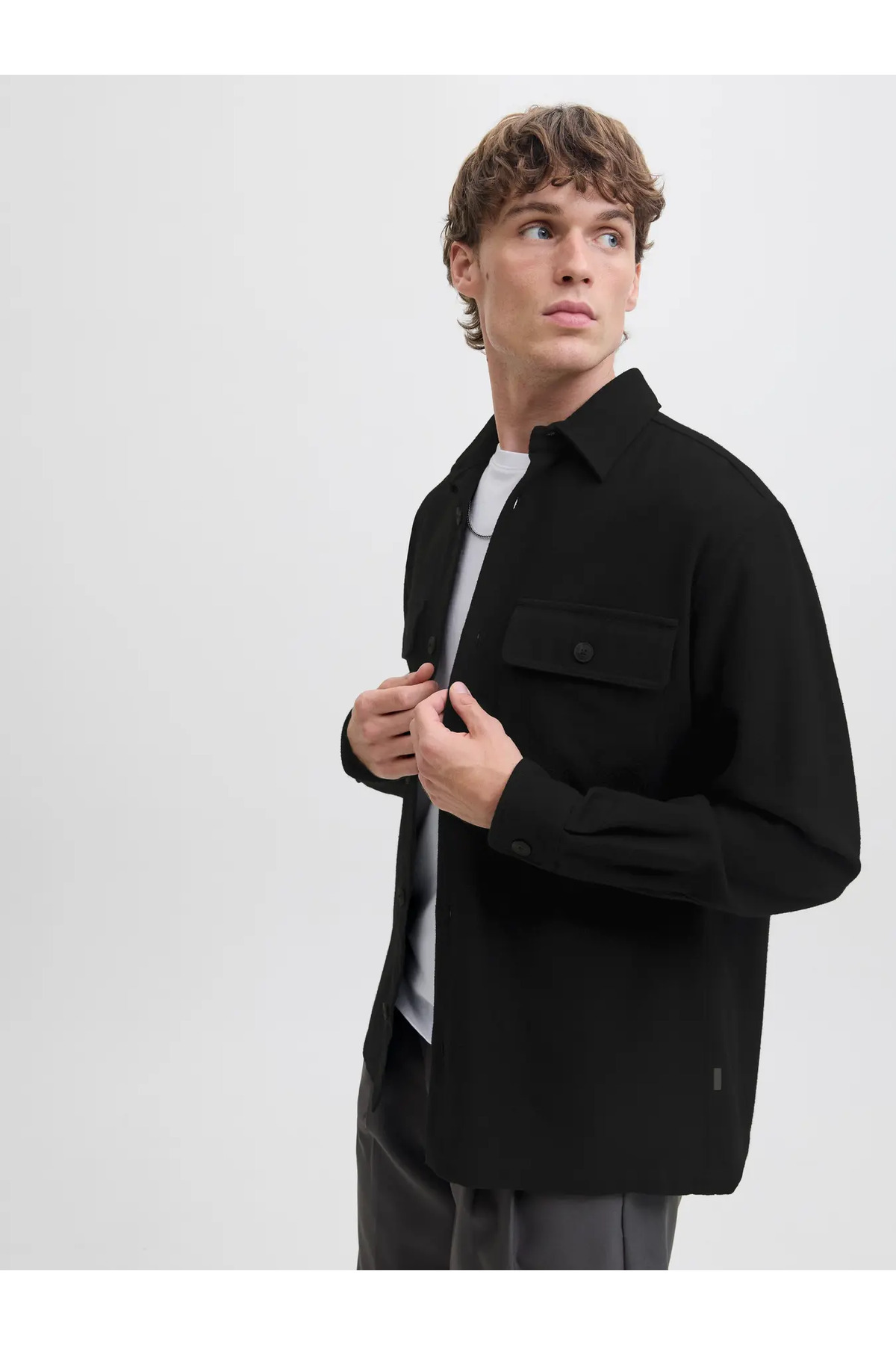 پیراهن مردانه رنگارنگ آستین بلند | جک اند جونز Jack & Jones Jack & Jones 12286840 GÖMLEK - تصویر 3