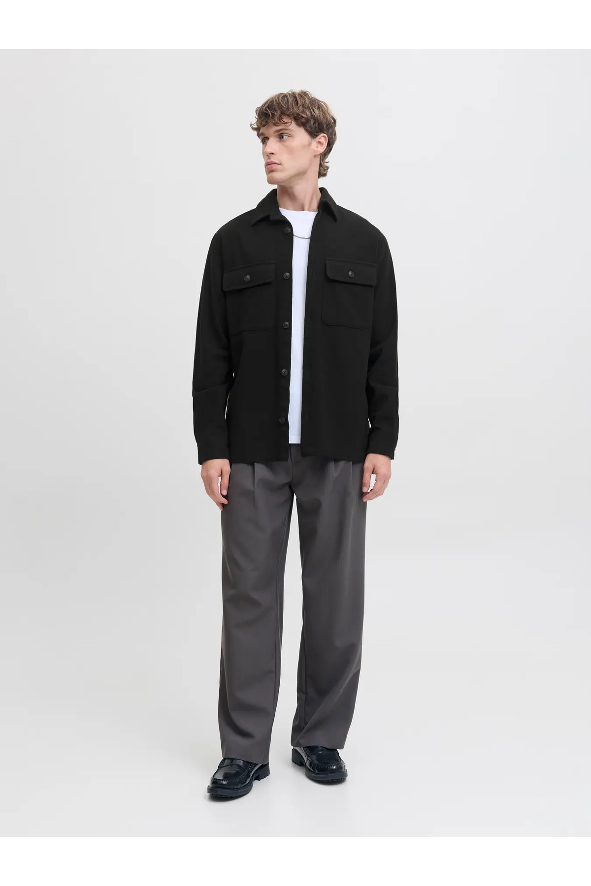 پیراهن مردانه رنگارنگ آستین بلند | جک اند جونز Jack & Jones Jack & Jones 12286840 GÖMLEK - تصویر 2