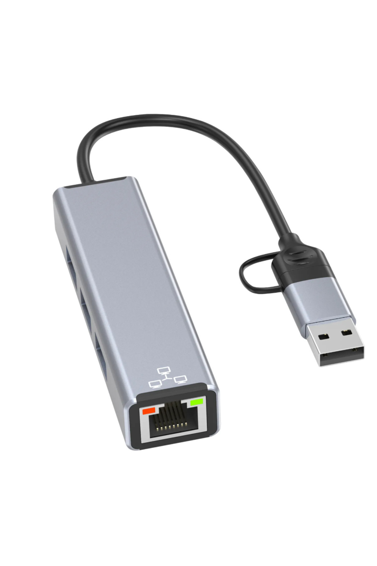 MAGNORA Airsky Hc78 Usb Type C 2 İn 1 Usb Hub Ethernet Çevirici