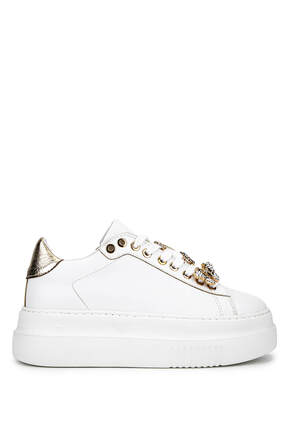 Tamer Tanca Kadın Suni Deri Beyaz Sneakers & Spor Ayakkabı