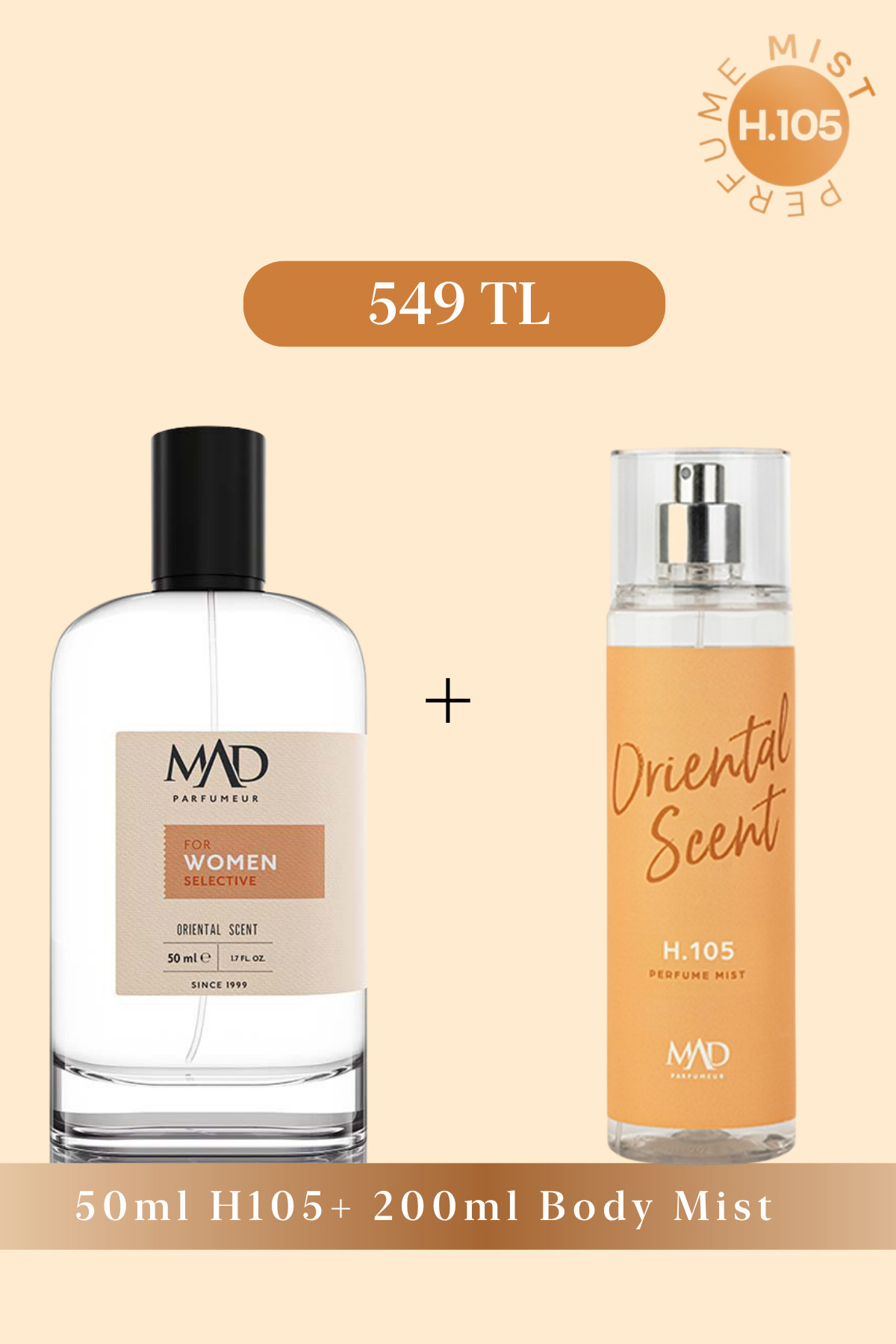 Mad Parfüm Mad H105 Kadın Parfüm Mist Seti