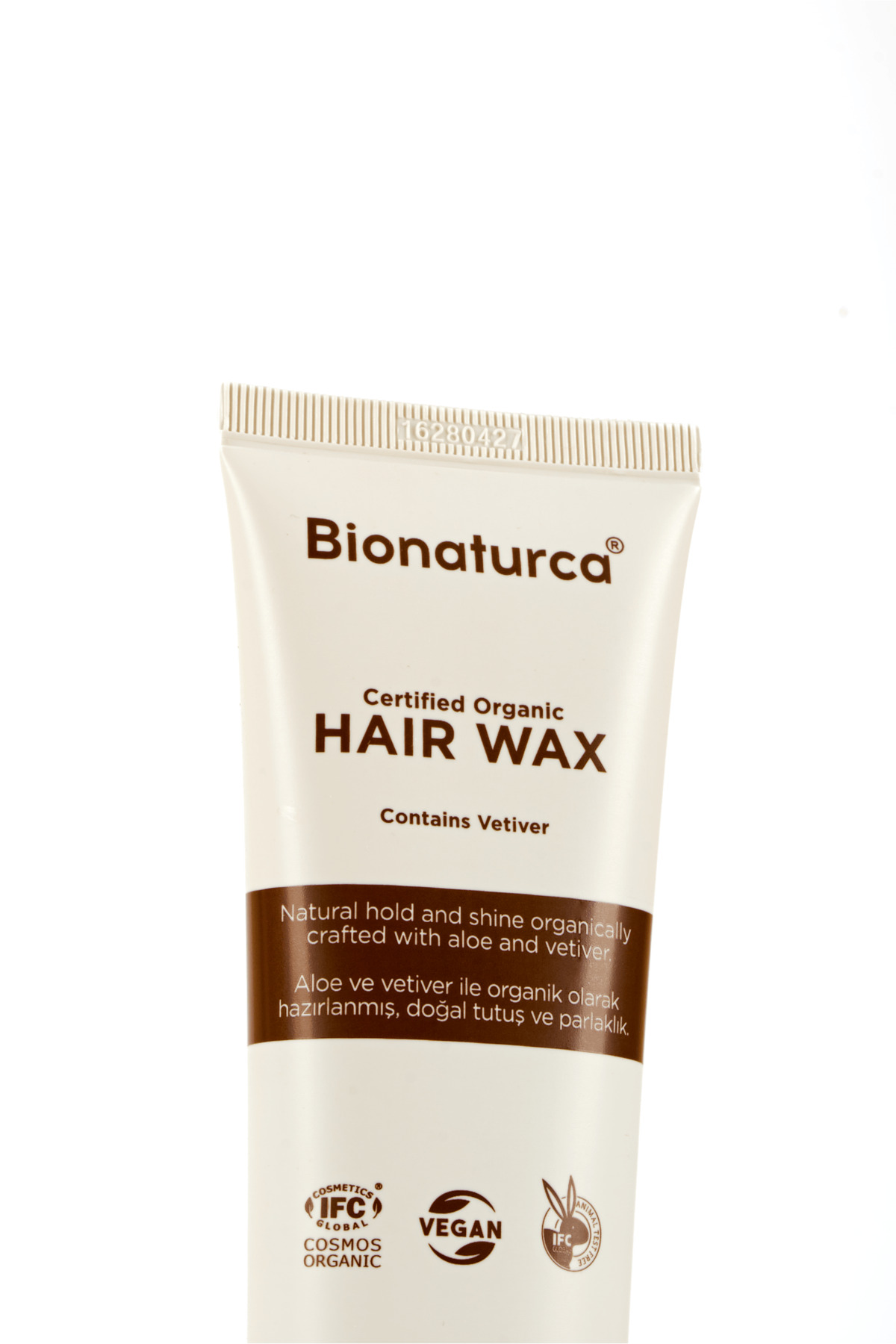 Organik Sertifikalı Vetiverli Saç Şekillendirici Bitkisel Wax 100 ml — B01.01.061 — تصویر 5 از 5