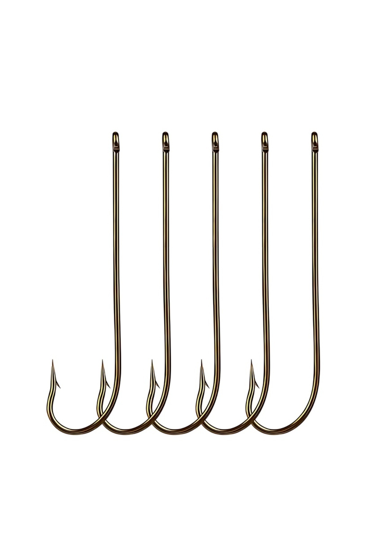 Seoul 12 Adet 4 Numara, Long Shank,Gold,Uzun Saplı,Sarı Aberdeen İğne