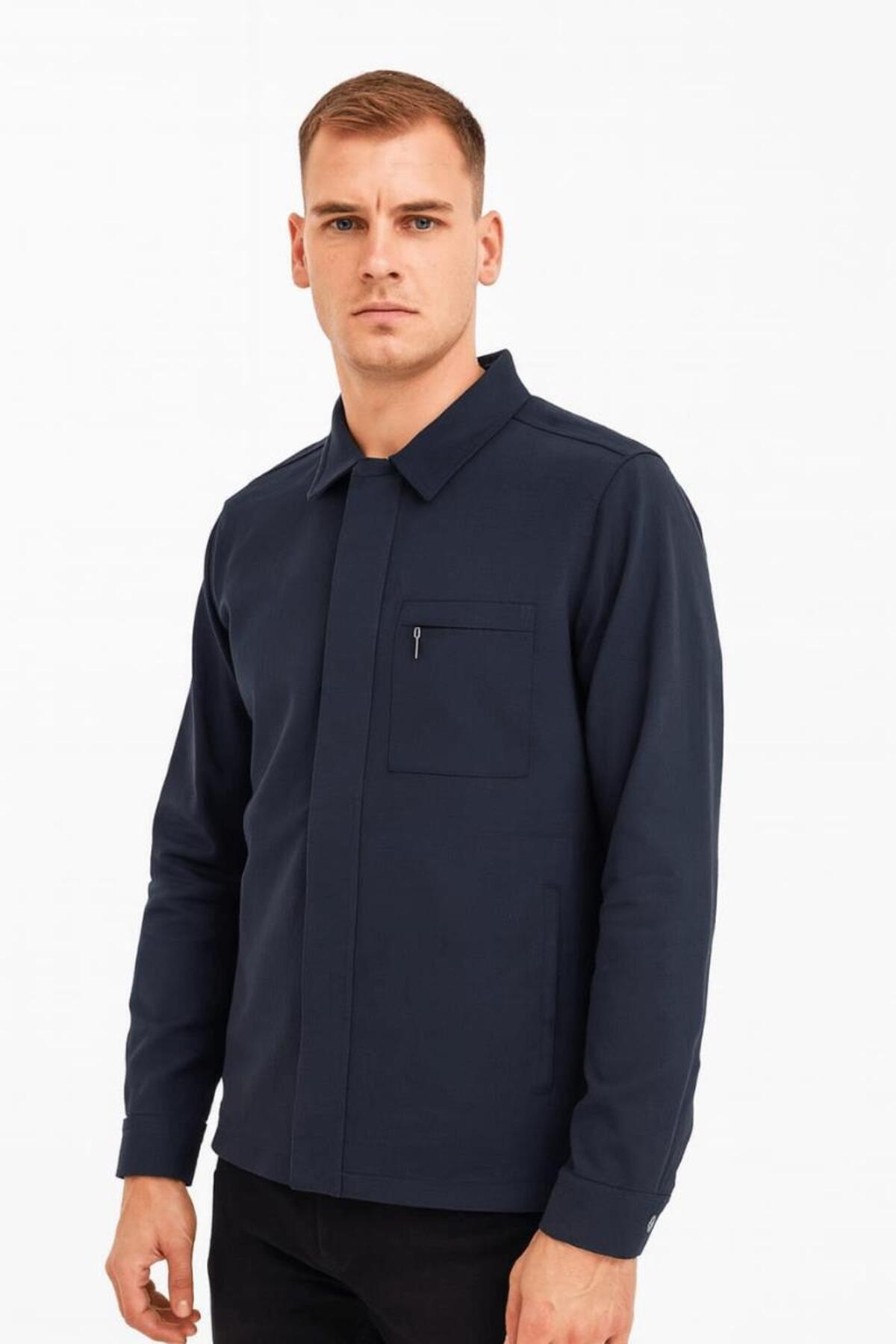 مارکوا کاپشن یقه پیراهن مردانه ۷۱۳