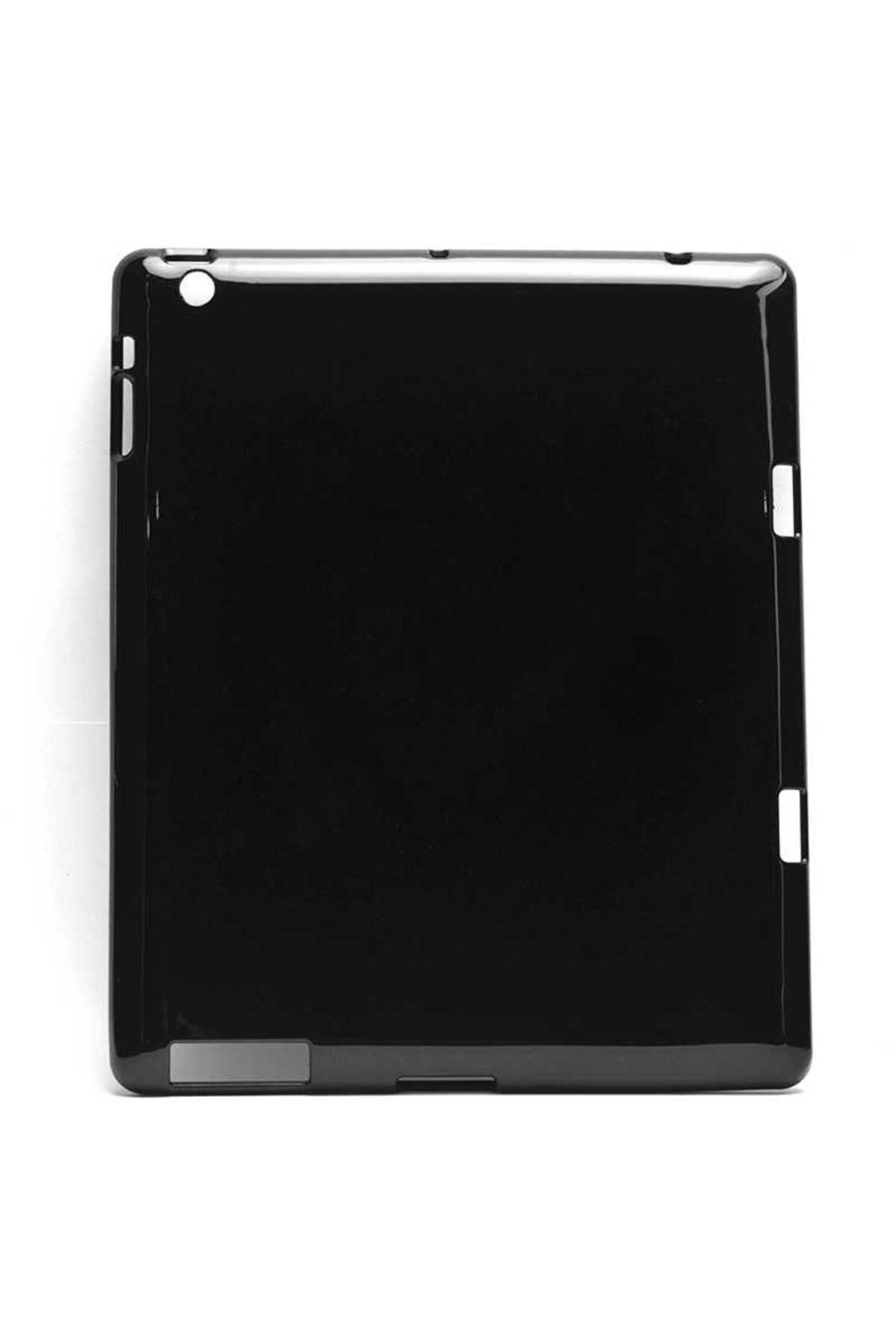 iPad 2 3 4 N7TH Kalemli Tablet Silikon - Siyah