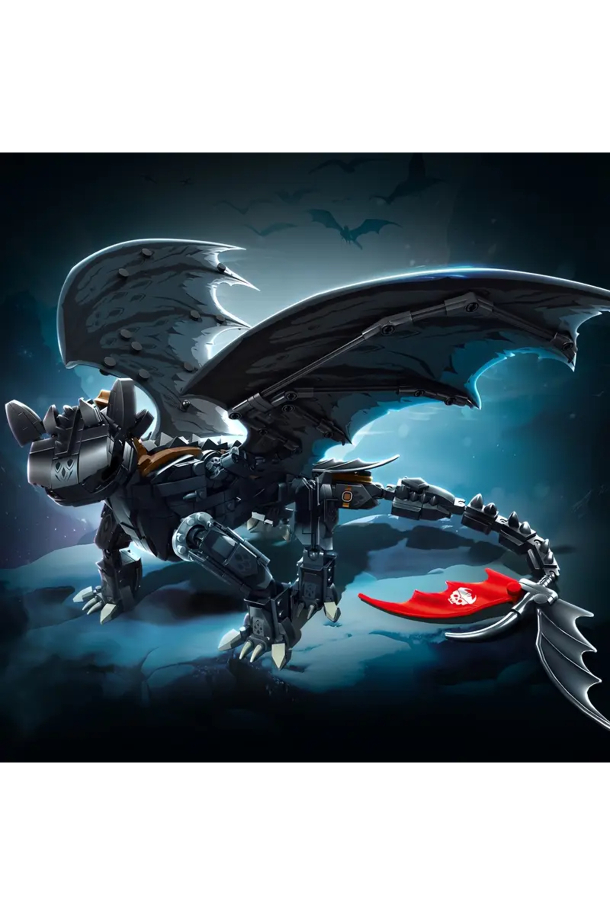 بدون جعبه اصلی چوب ۱۰۲۶+تکه مجموعه بلوک‌های ساختمانی مدل دراگون مستر بلوک‌های ساختمانی آجرها کلکسیون