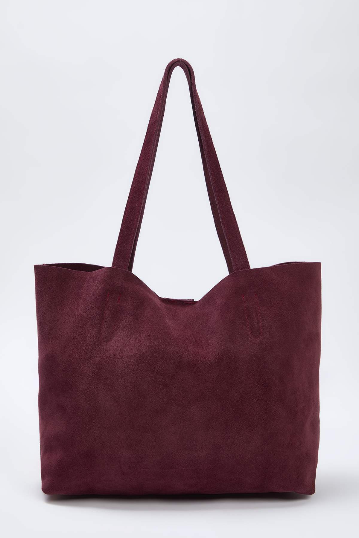 کيف دوشي زنانه طرح ماکسي طرح چرم اصل  trendyolmilla shoes