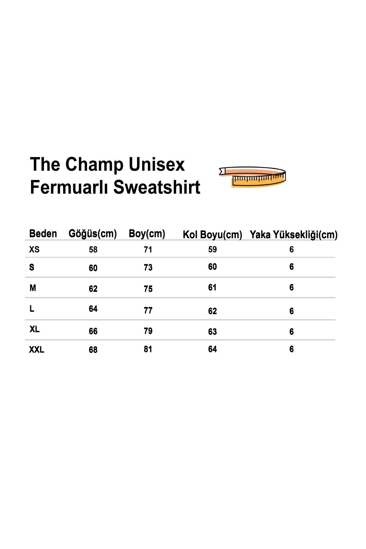 The Champ Clothing  Unisex Oversize Sweatshirt Basic Beyaz – Yarım Fermuar Dik Yaka, 3 İplik Şardonlu Polar - Görsel 9