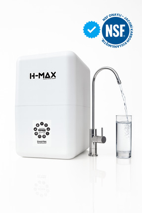 H-MAX Reverse Osmosis System 90 Gpd Süper Membran 9l Çelik Tanklı 15 Aşama Su...