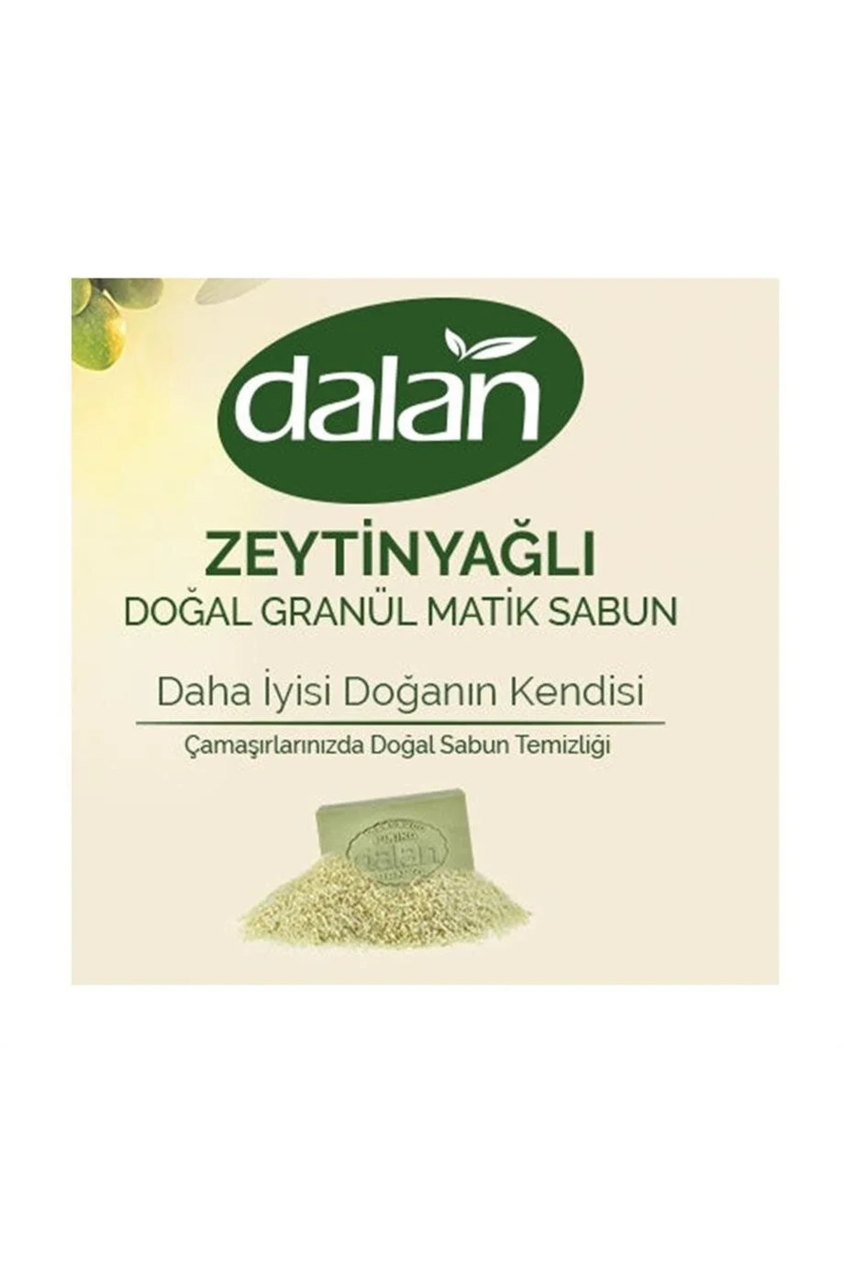 Dalan Zeytinyağlı Doğal Granül Matik Sabun Zeytin Mucizesi 500 Gr fotoğrafı 2 (önizleme)