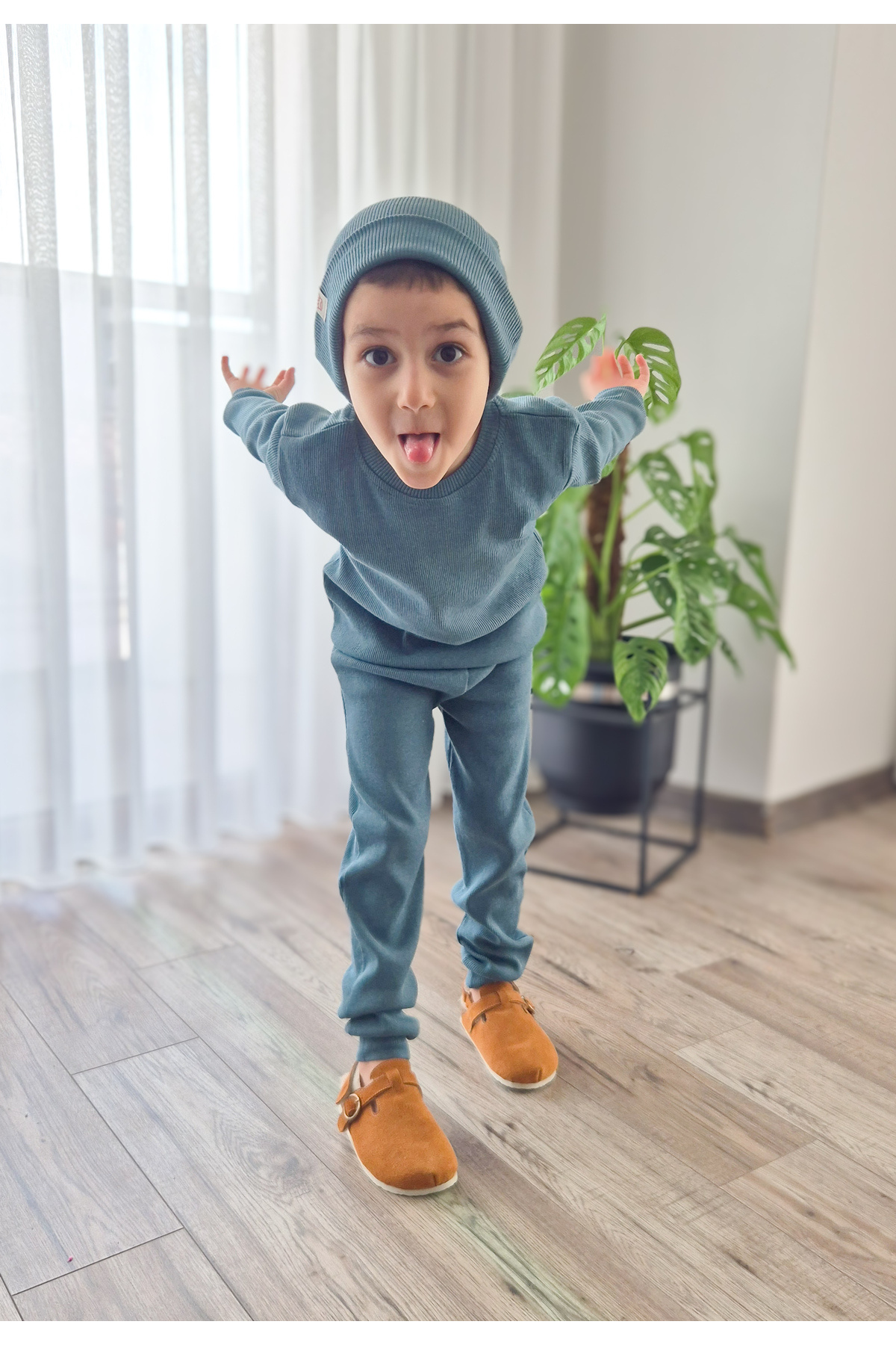 BALKABAĞI Fitilli Petrol Unisex Bebek&çocuk 3'lü Takım fotoğrafı 6 (önizleme)