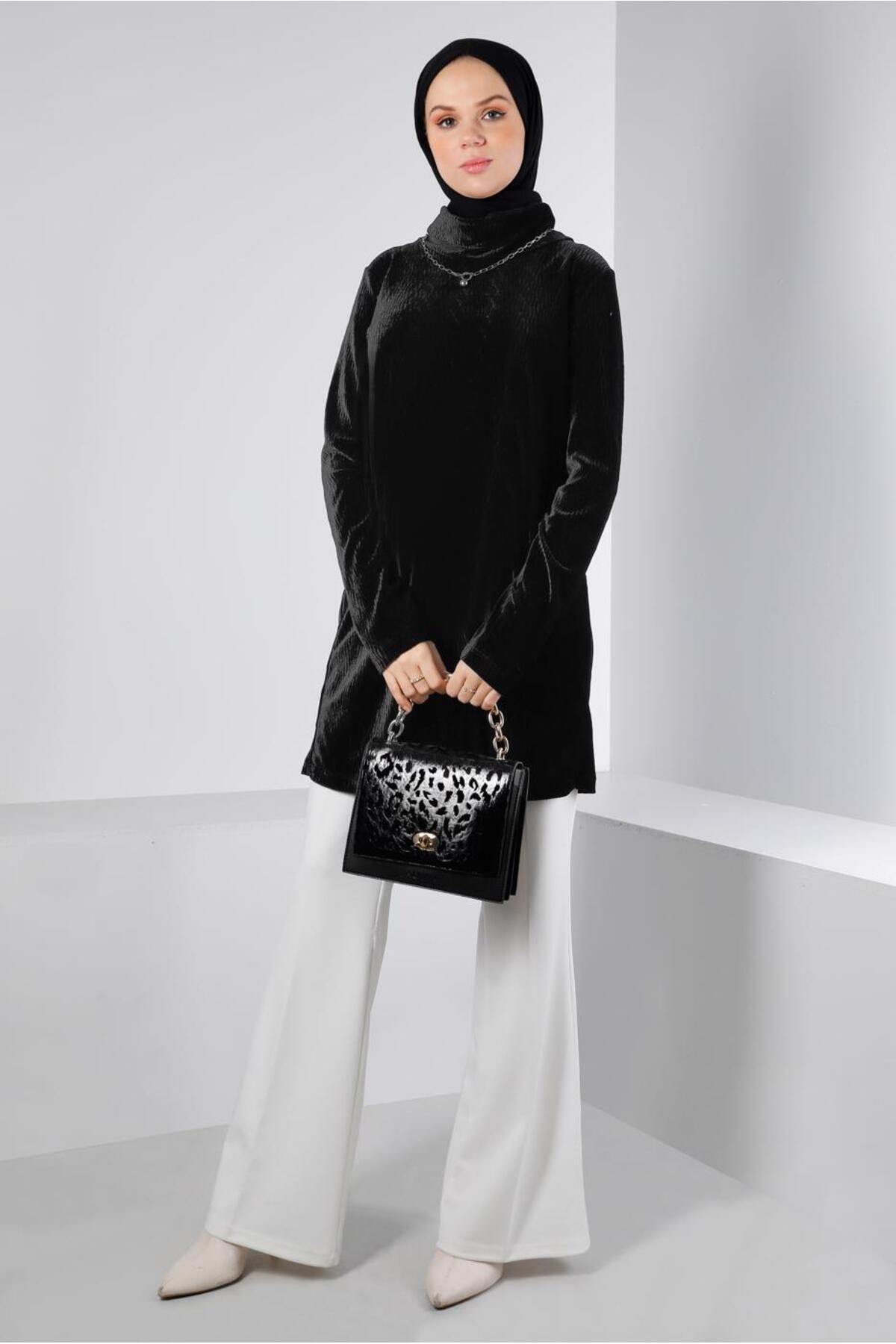 آلوینا تونیک مخمل چروک ۴۳۴۴۲ آلوینا تونیک مخمل چروک ۴۳۴۴۲