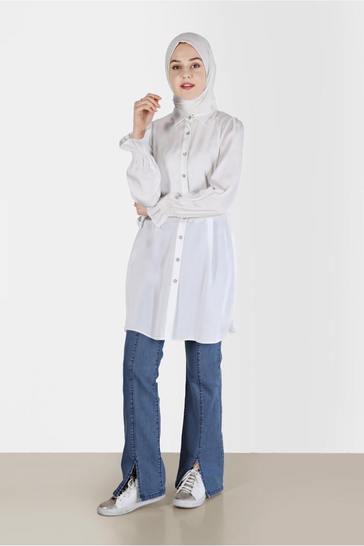 آلوینا تونیک ساتن کمردار ۴۱۴۸۸