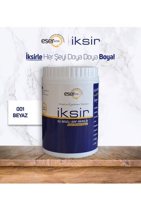 Eser Boya İksir Su Bazlı Evsel Dönüşüm Boyası - Beyaz (MOBİLYA - FAYANS - TEZ...