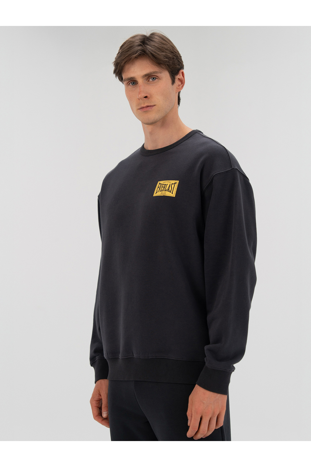 EVERLAST 1910 Classic Comfort Antrasit Erkek Sweatshirt görsel 2