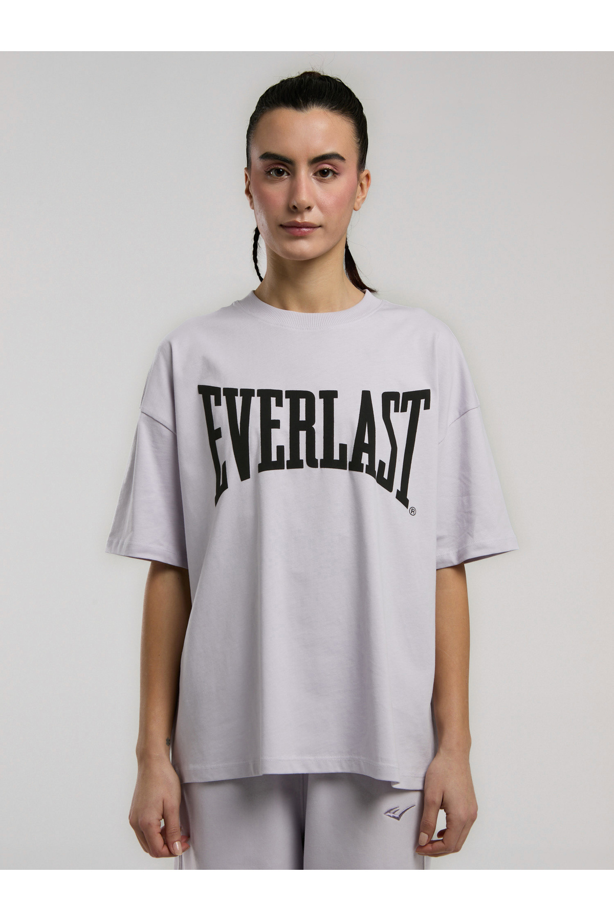 EVERLAST Ever Classics Wmn Oversize Lila Kadın Tişört