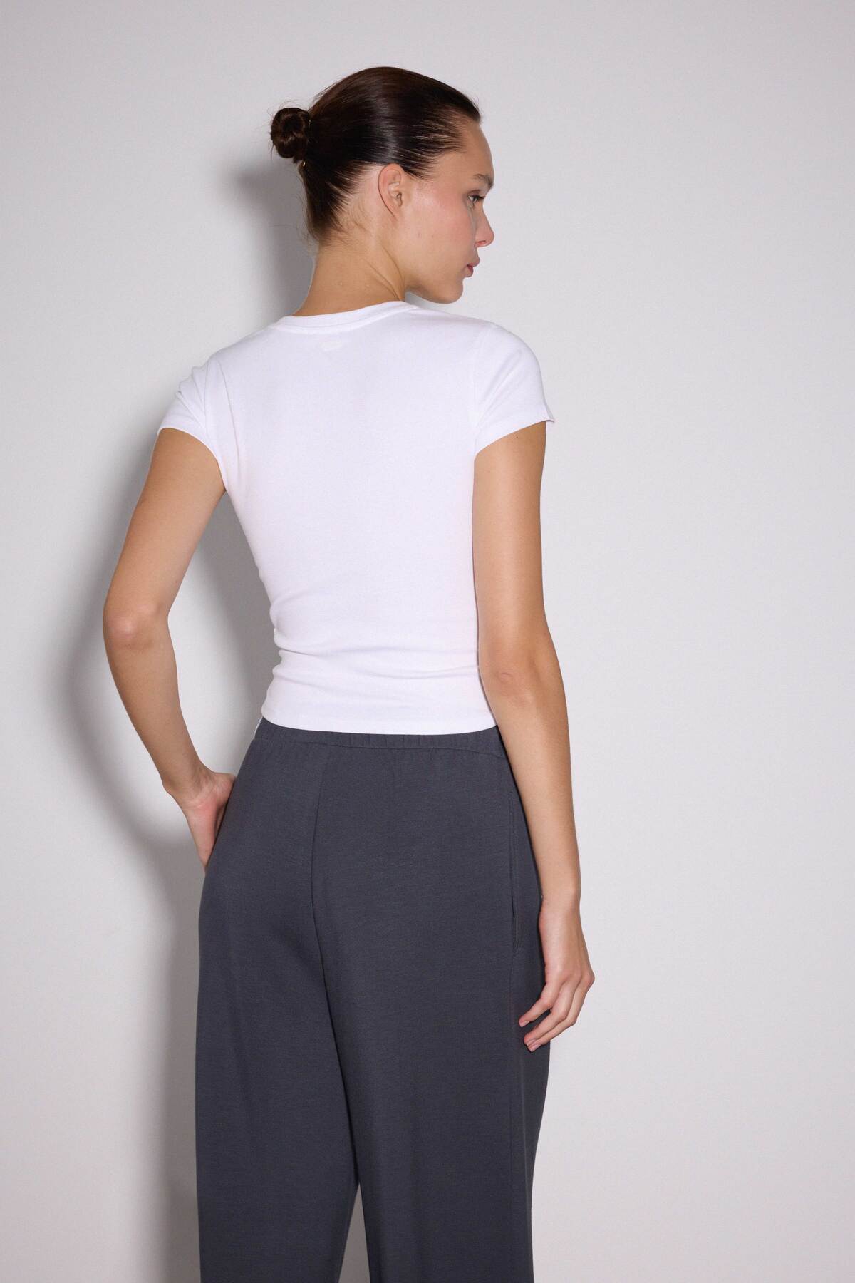 BABOKAH  Bisiklet Yaka Kısa Kol Üst - Görsel 6