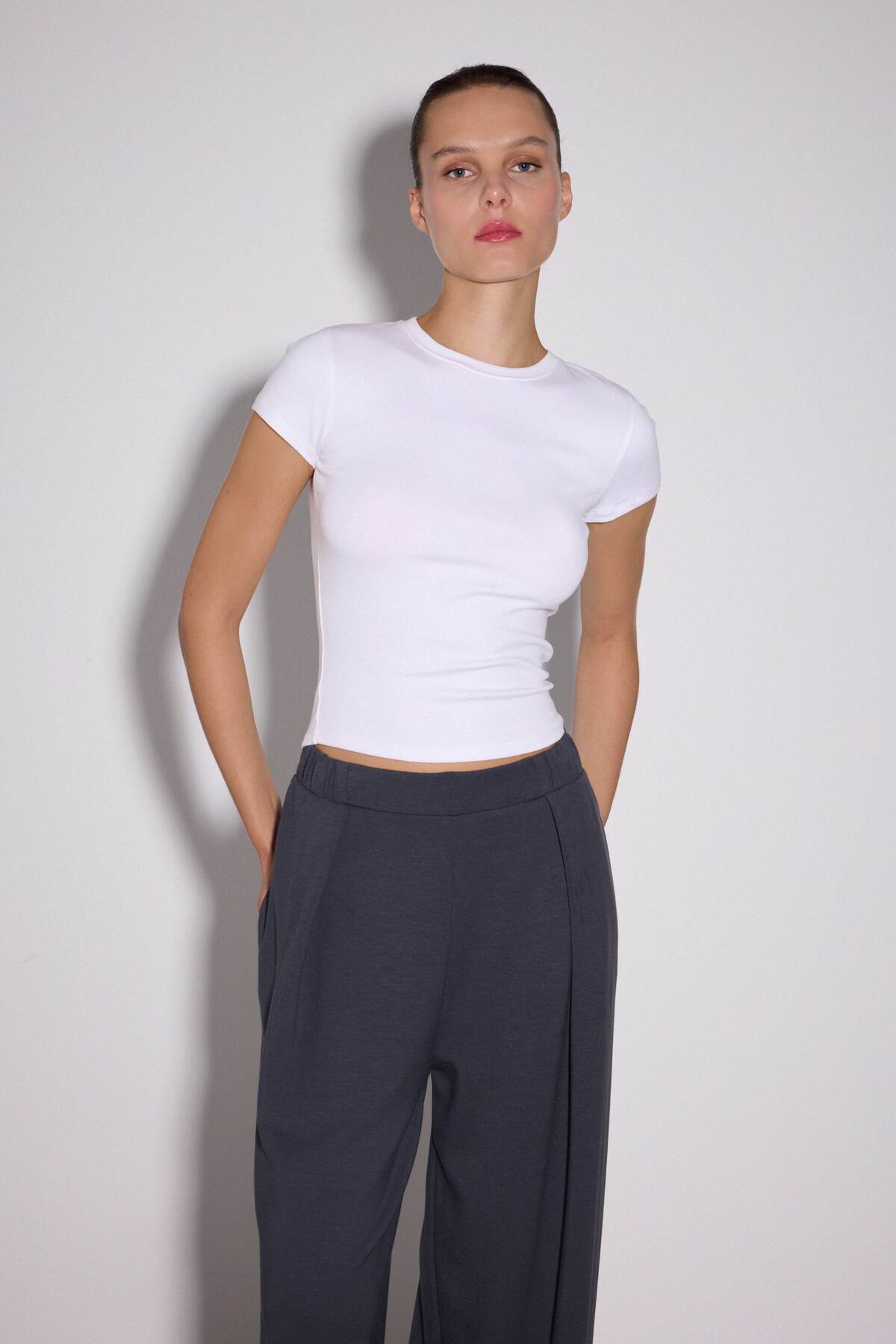 BABOKAH  Bisiklet Yaka Kısa Kol Üst - Görsel 4