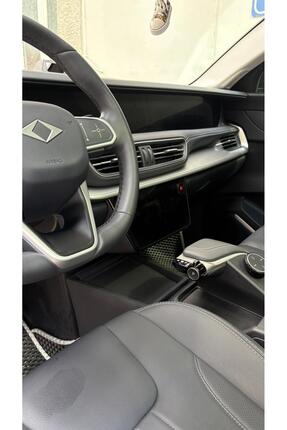 Carvion Togg T10 X Ile Tam Uyumlu Ara Konsol Siyah (Antrasit) Renk