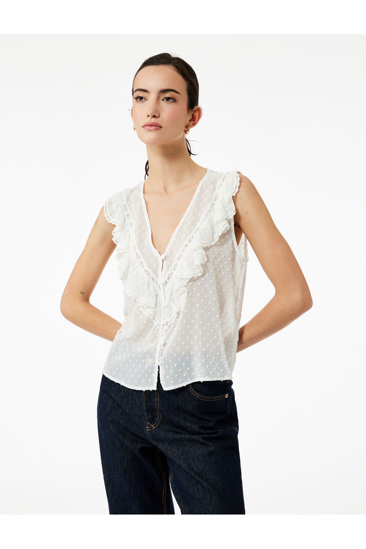 پیراهن کوتون 6WAK60031PW